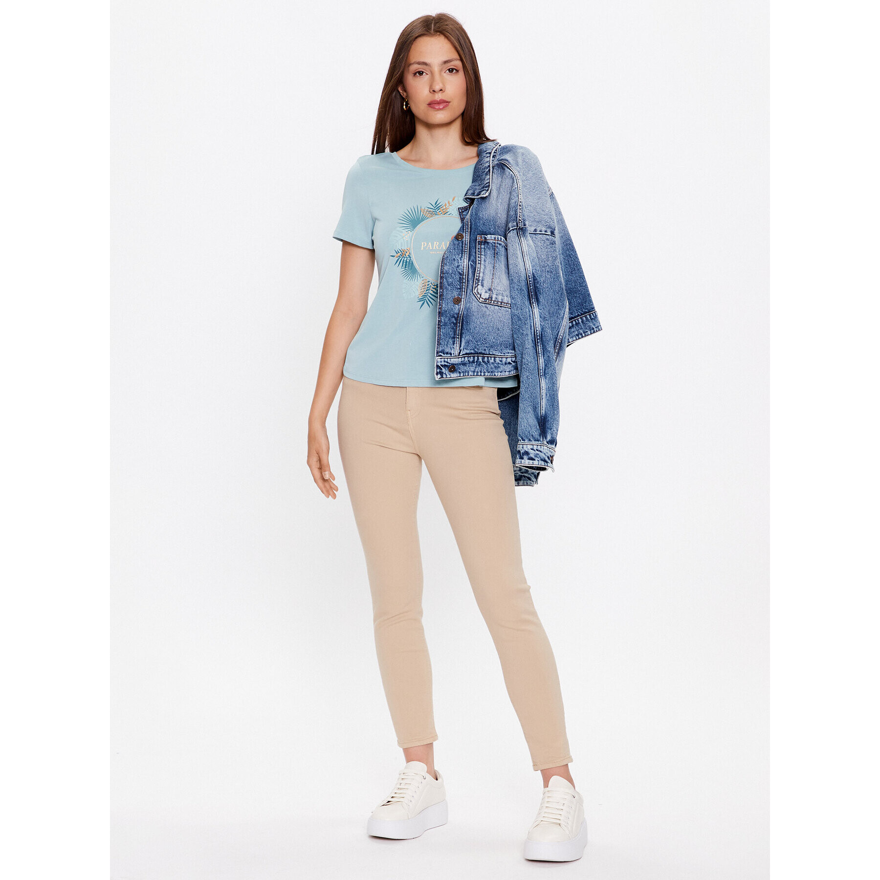ONLY Блуза 15296948 Син Regular Fit - Pepit.bg