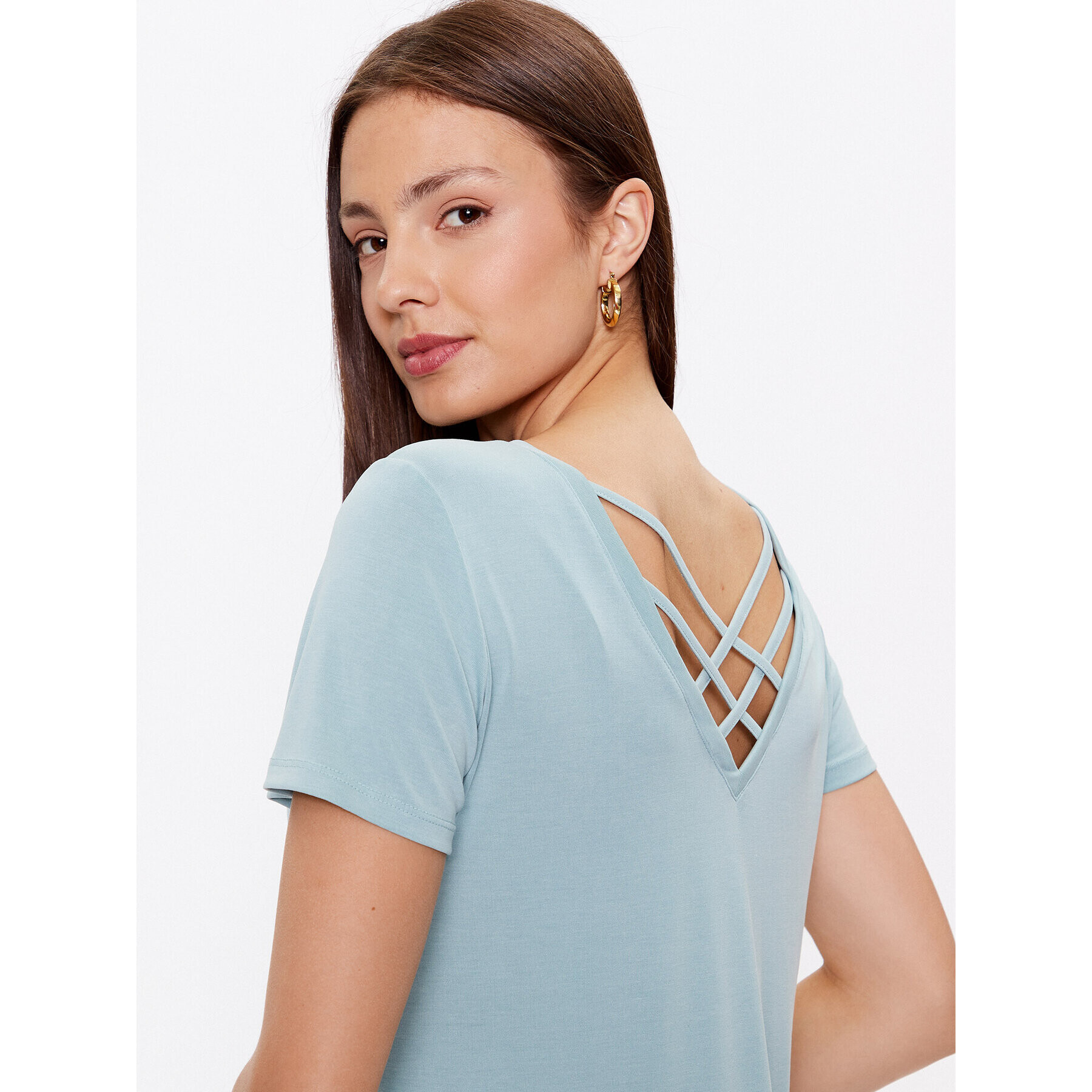 ONLY Блуза 15296948 Син Regular Fit - Pepit.bg