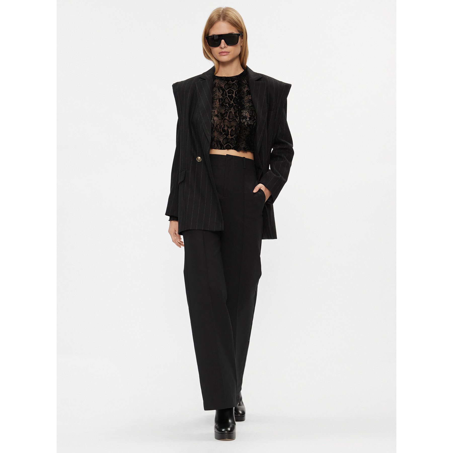 ONLY Блуза 15308482 Черен Regular Fit - Pepit.bg