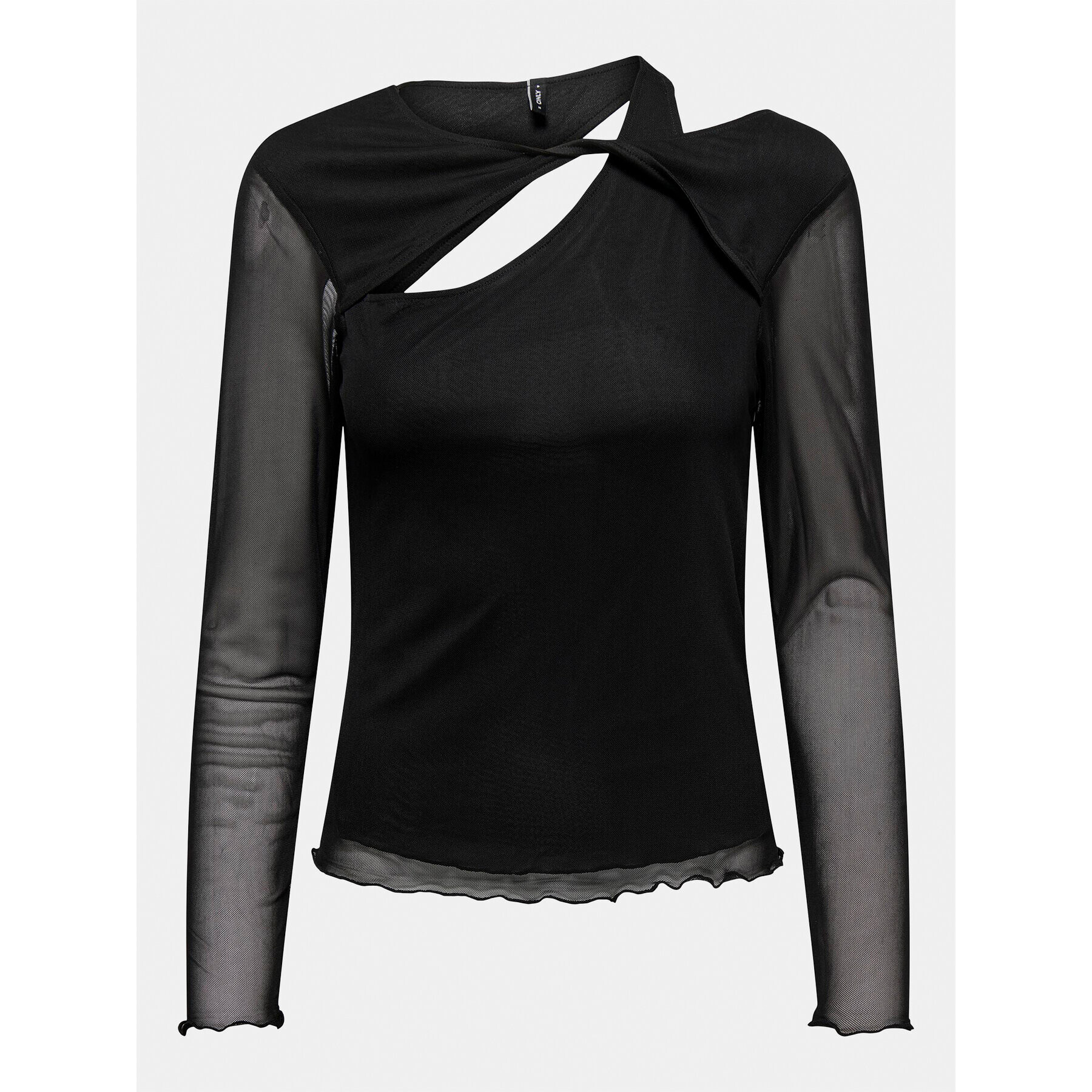 ONLY Блуза 15312302 Черен Slim Fit - Pepit.bg