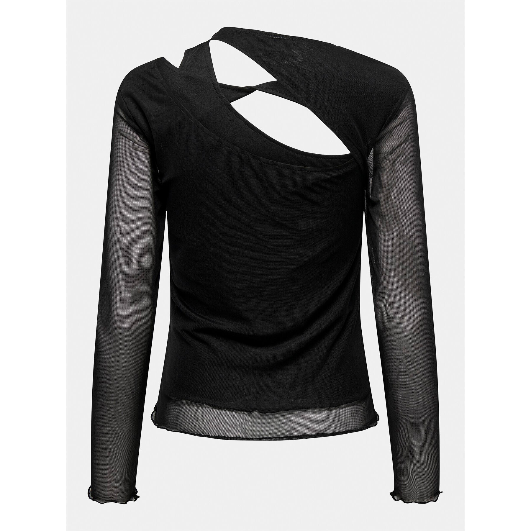 ONLY Блуза 15312302 Черен Slim Fit - Pepit.bg