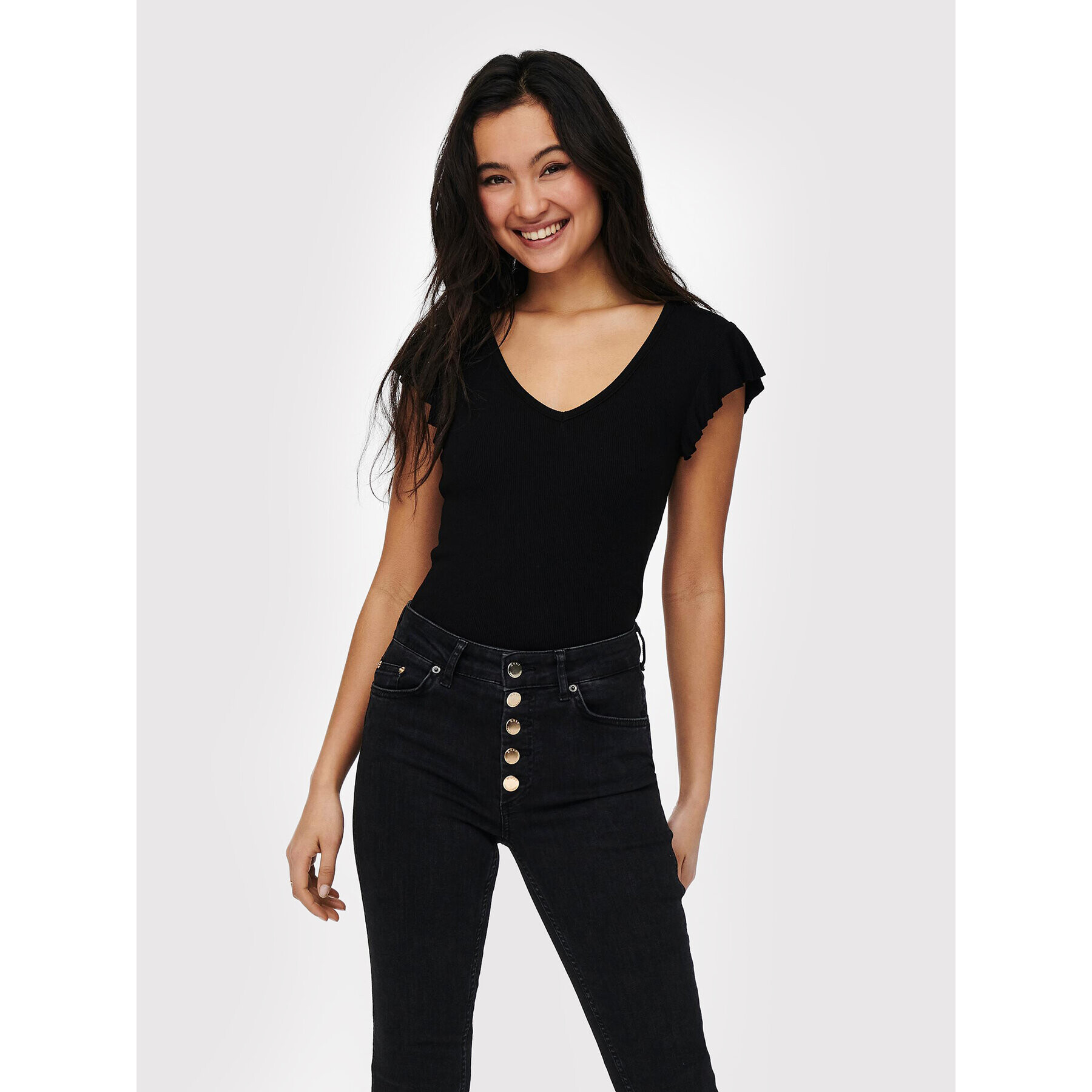 ONLY Блуза Belia 15227187 Черен Regular Fit - Pepit.bg