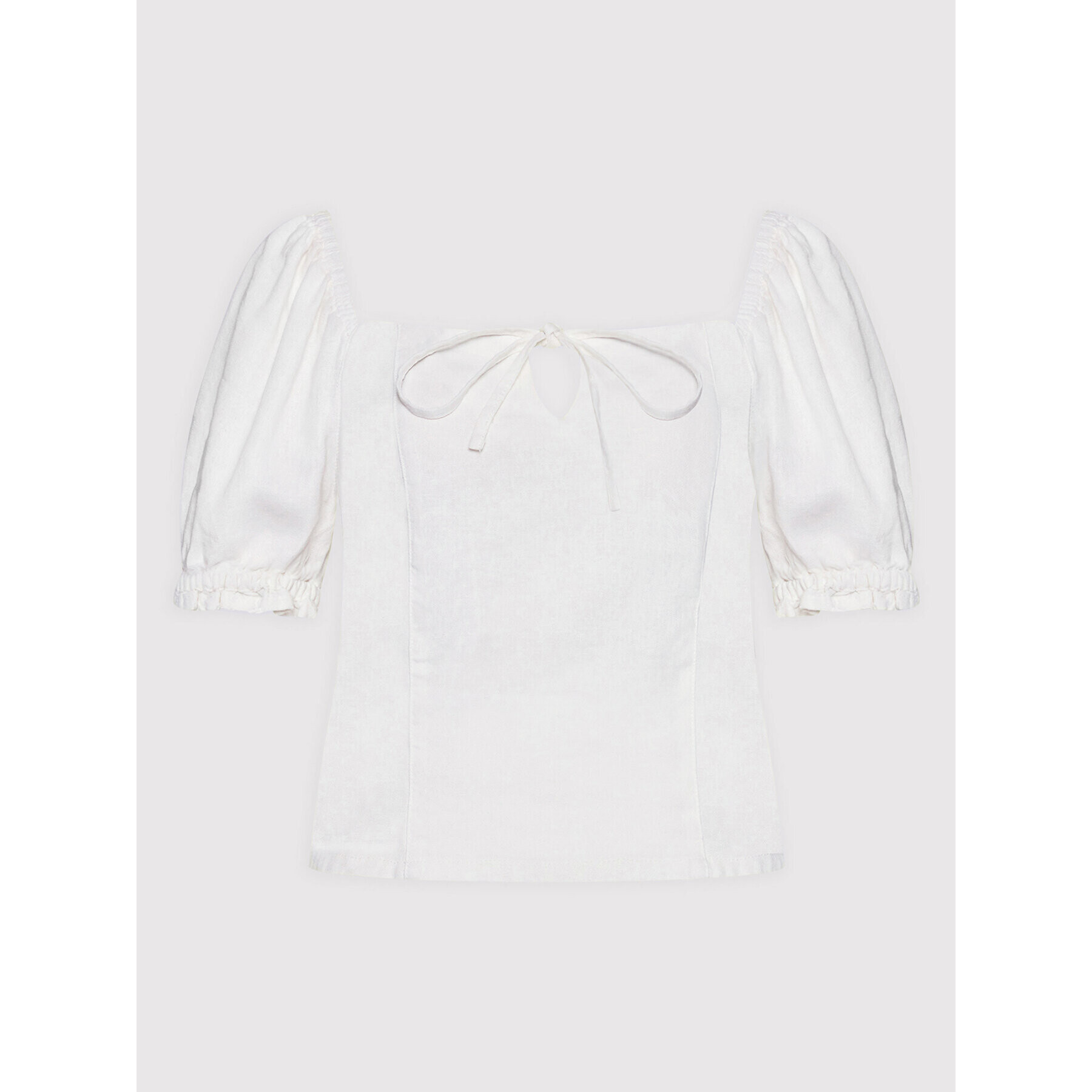ONLY Блуза Caro 15255164 Бял Slim Fit - Pepit.bg