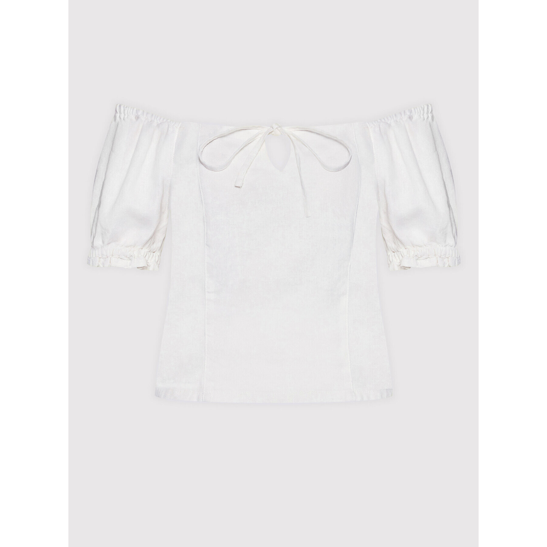ONLY Блуза Caro 15255164 Бял Slim Fit - Pepit.bg