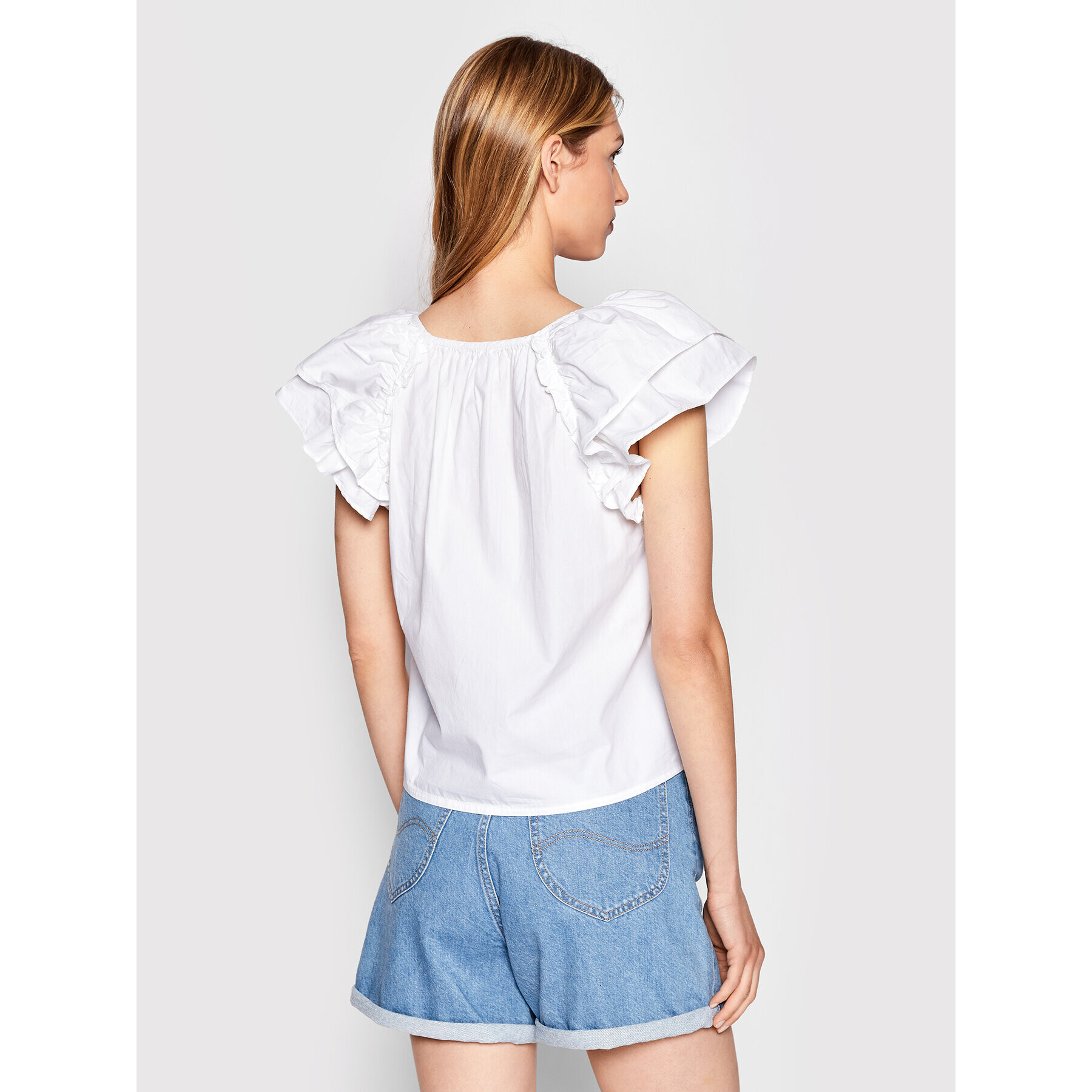 ONLY Блуза Daphne 15256509 Бял Regular Fit - Pepit.bg