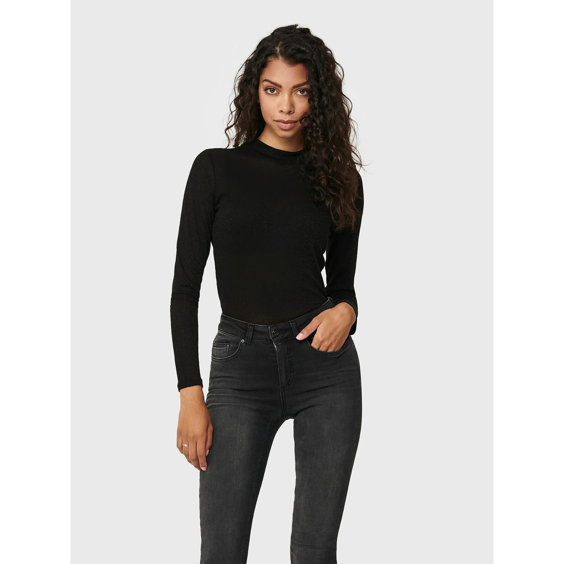 ONLY Блуза Diana 15180844 Черен Regular Fit - Pepit.bg