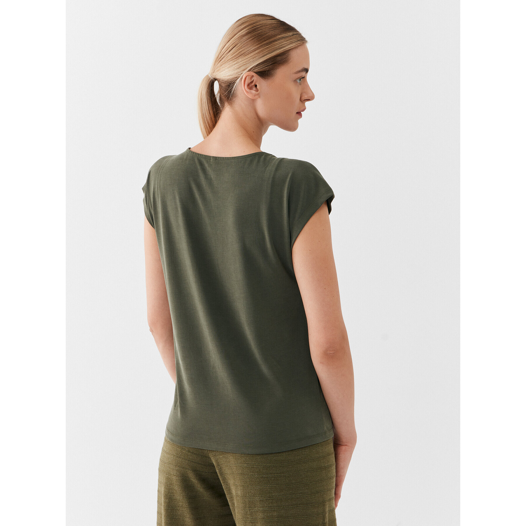 ONLY Блуза Free 15287041 Зелен Regular Fit - Pepit.bg