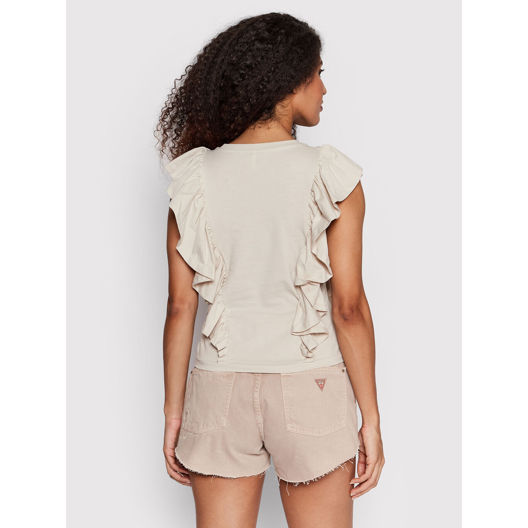 ONLY Блуза Mara 15257785 Бежов Regular Fit - Pepit.bg