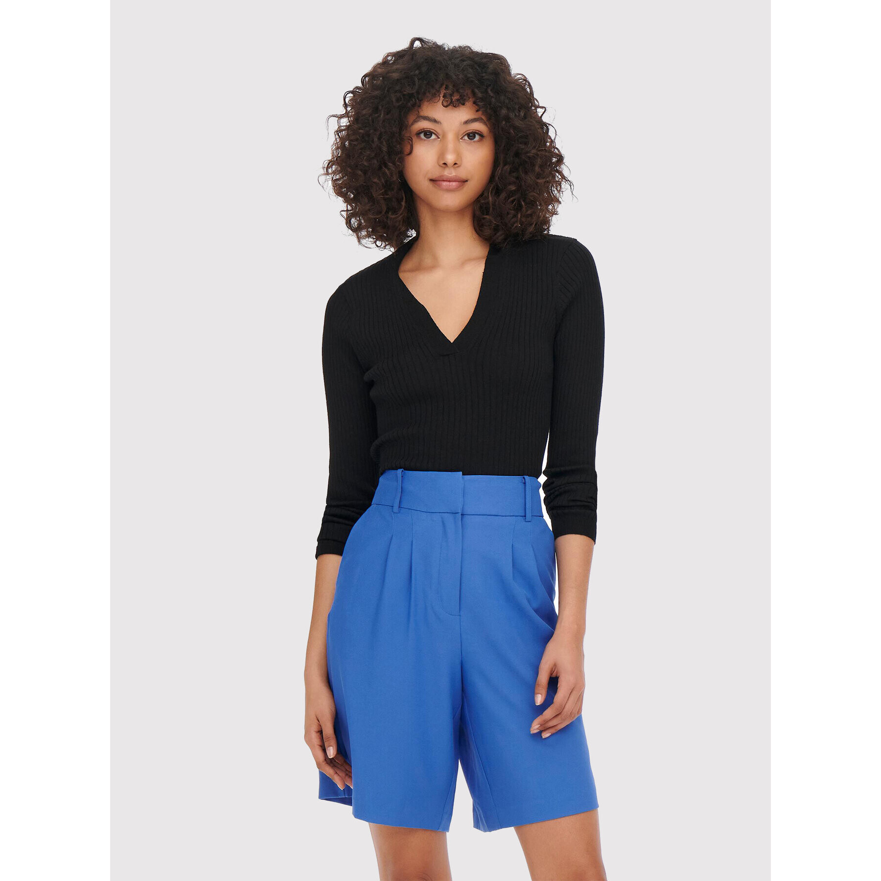 ONLY Блуза Nimone 15267703 Черен Slim Fit - Pepit.bg
