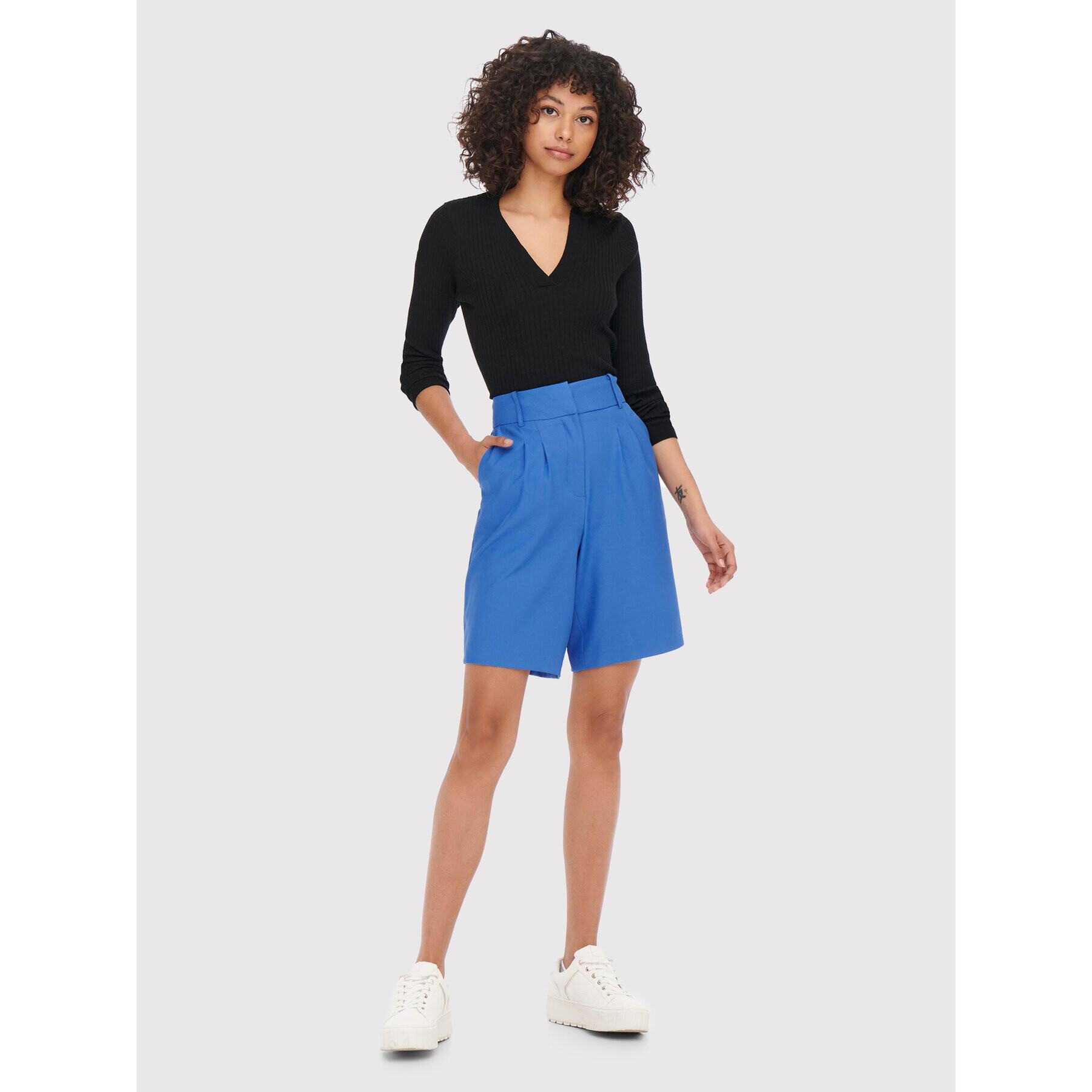 ONLY Блуза Nimone 15267703 Черен Slim Fit - Pepit.bg