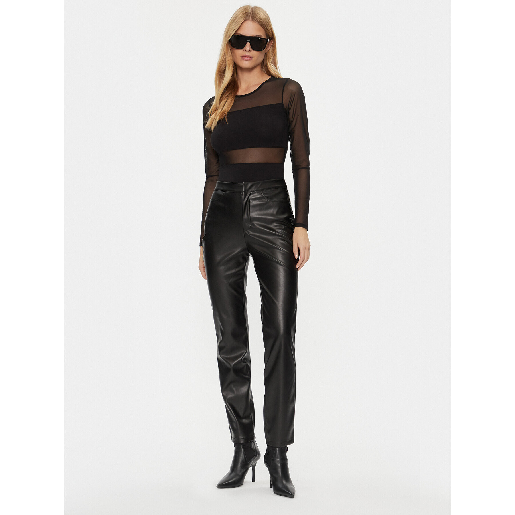 ONLY Боди 15212500 Черен Slim Fit - Pepit.bg