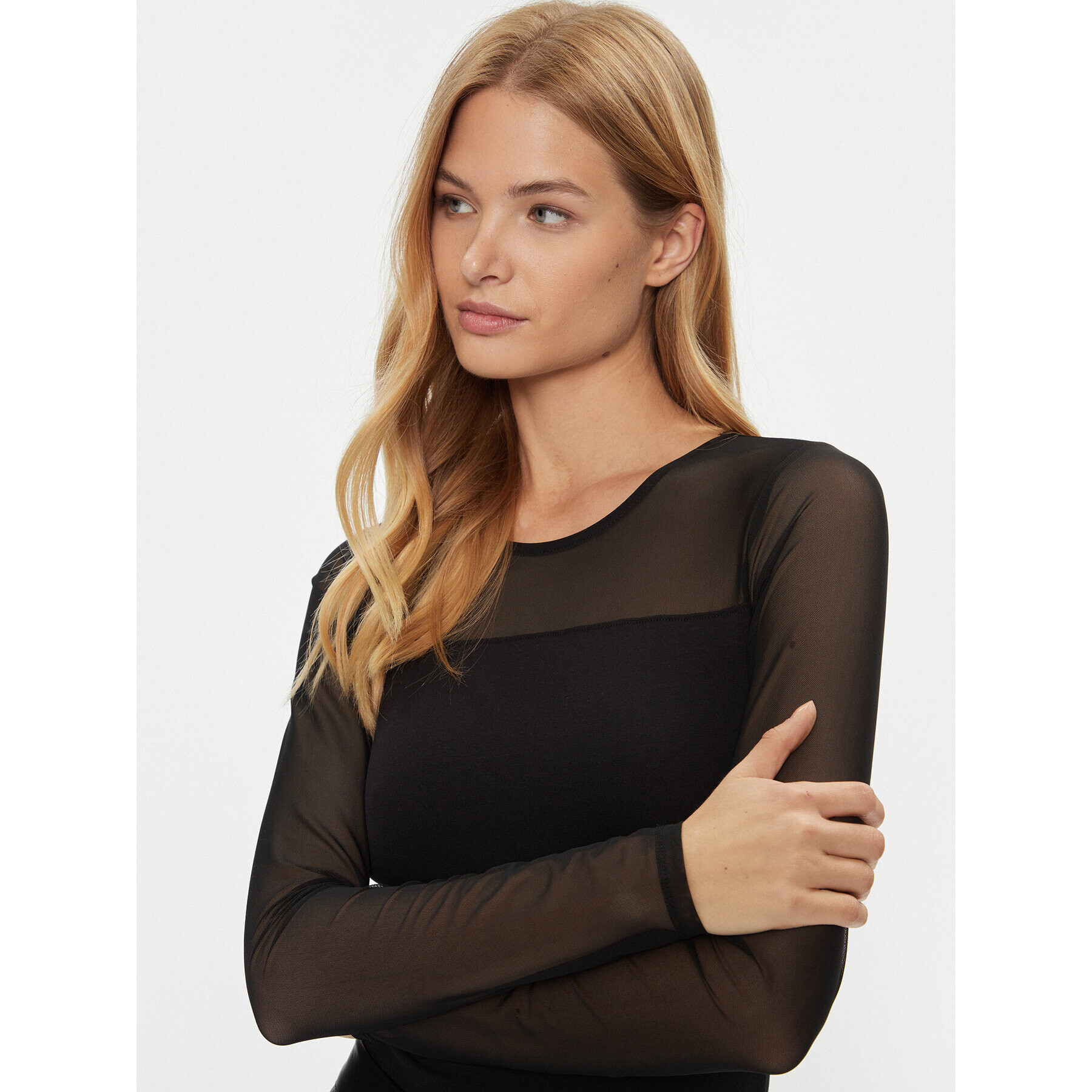 ONLY Боди 15212500 Черен Slim Fit - Pepit.bg