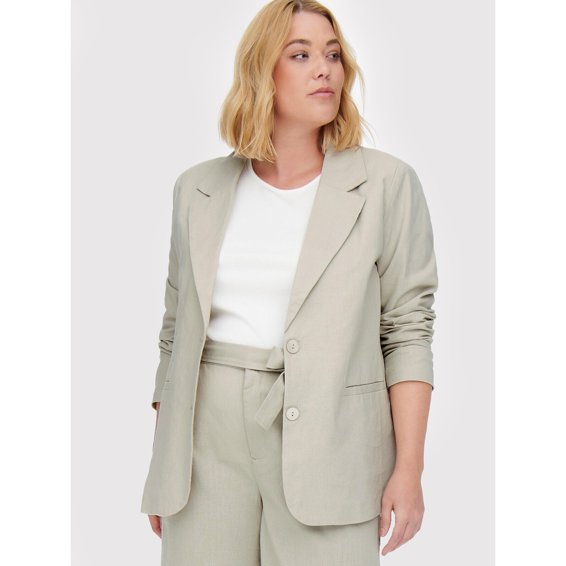 ONLY Carmakoma Сако Cara 15257570 Бежов Regular Fit - Pepit.bg