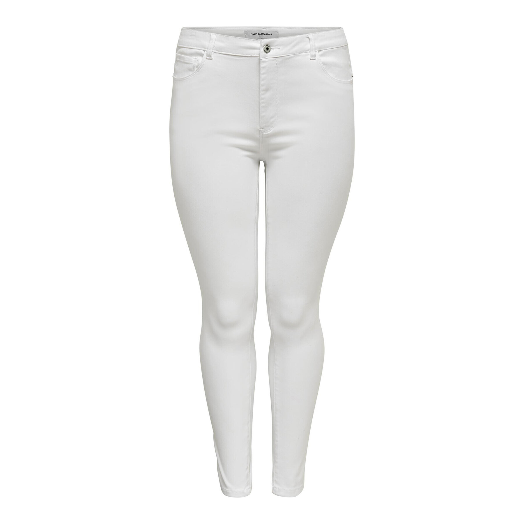 ONLY Carmakoma Дънки 15197368 Бял Skinny Fit - Pepit.bg