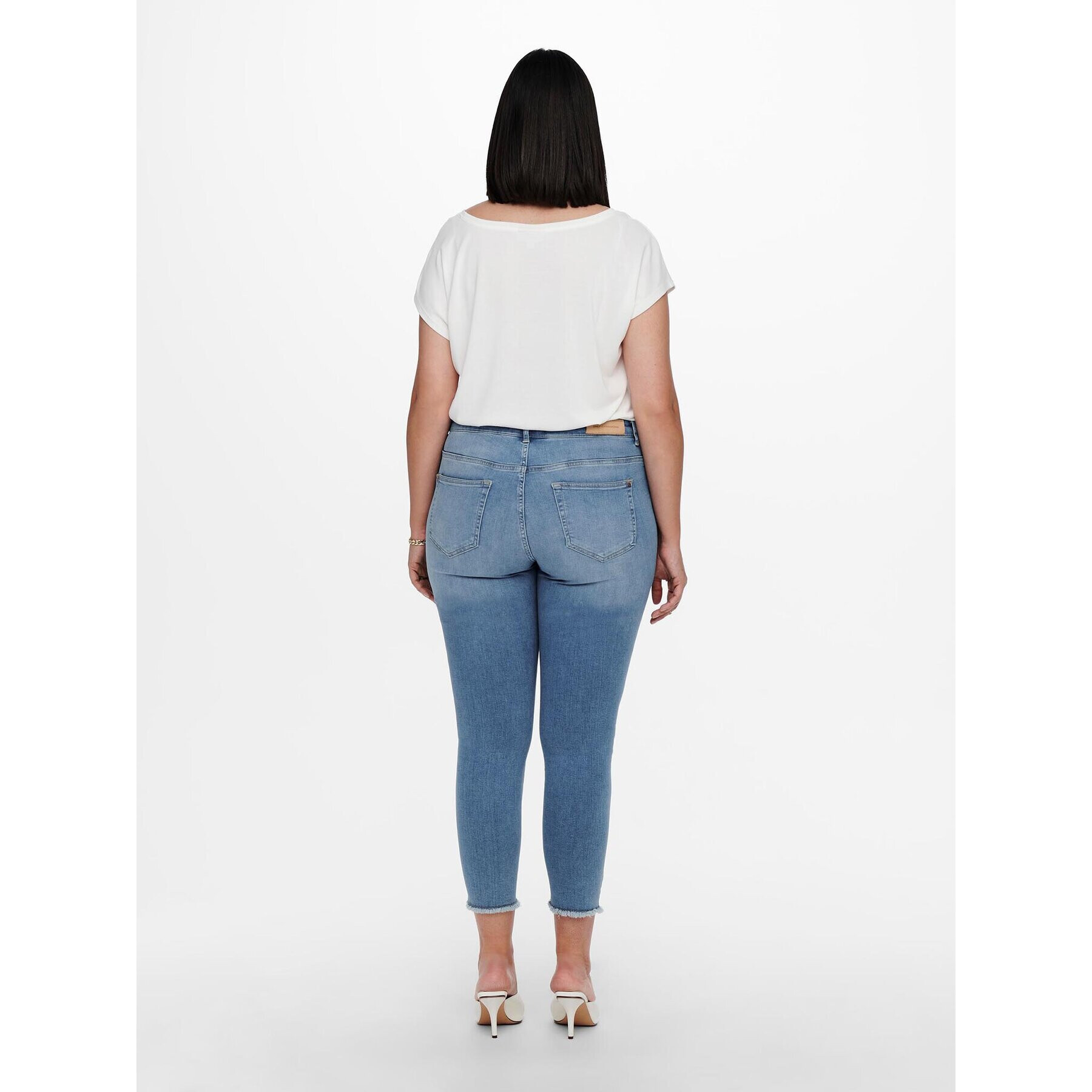 ONLY Carmakoma Дънки 15198408 Син Skinny Fit - Pepit.bg