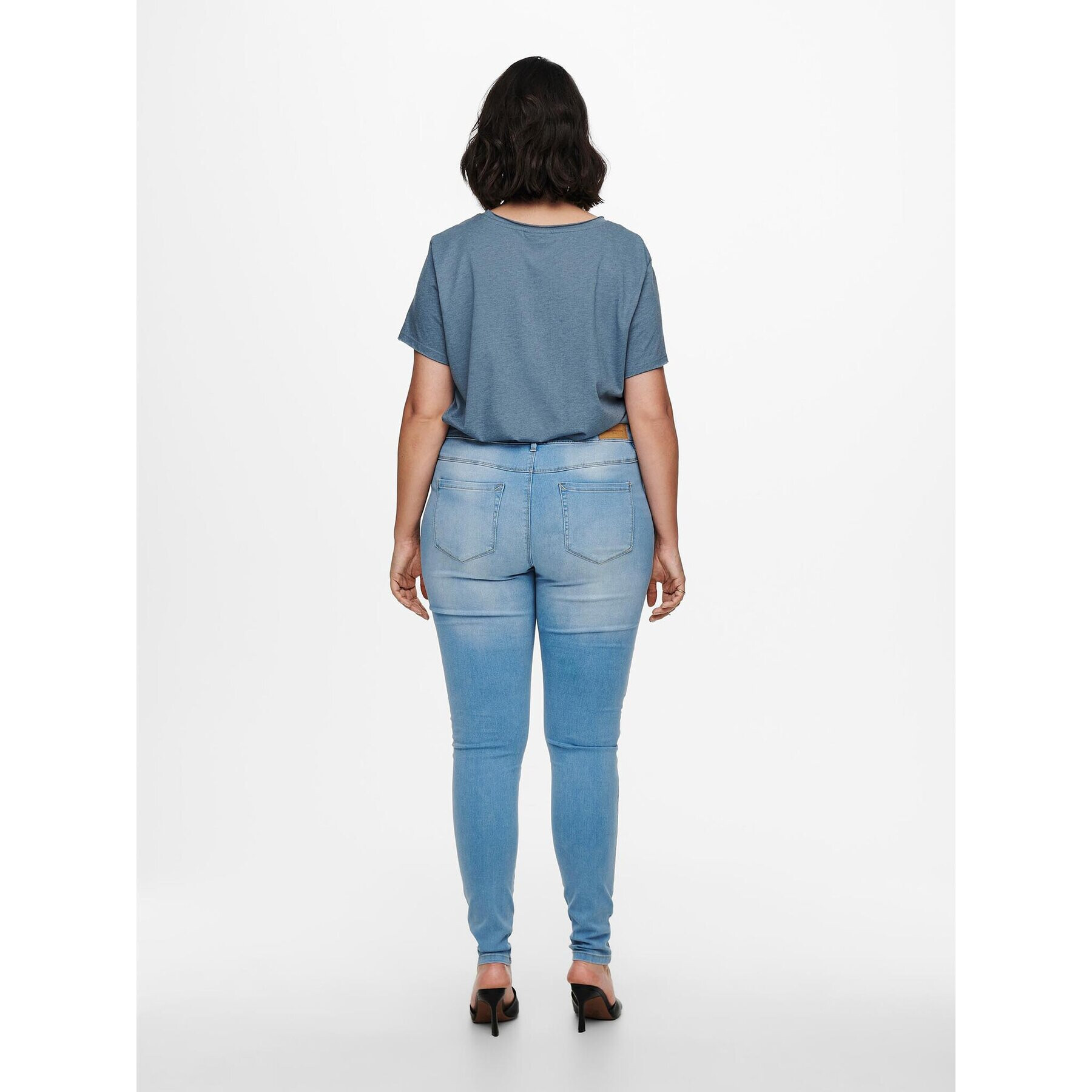 ONLY Carmakoma Дънки 15199400 Син Skinny Fit - Pepit.bg