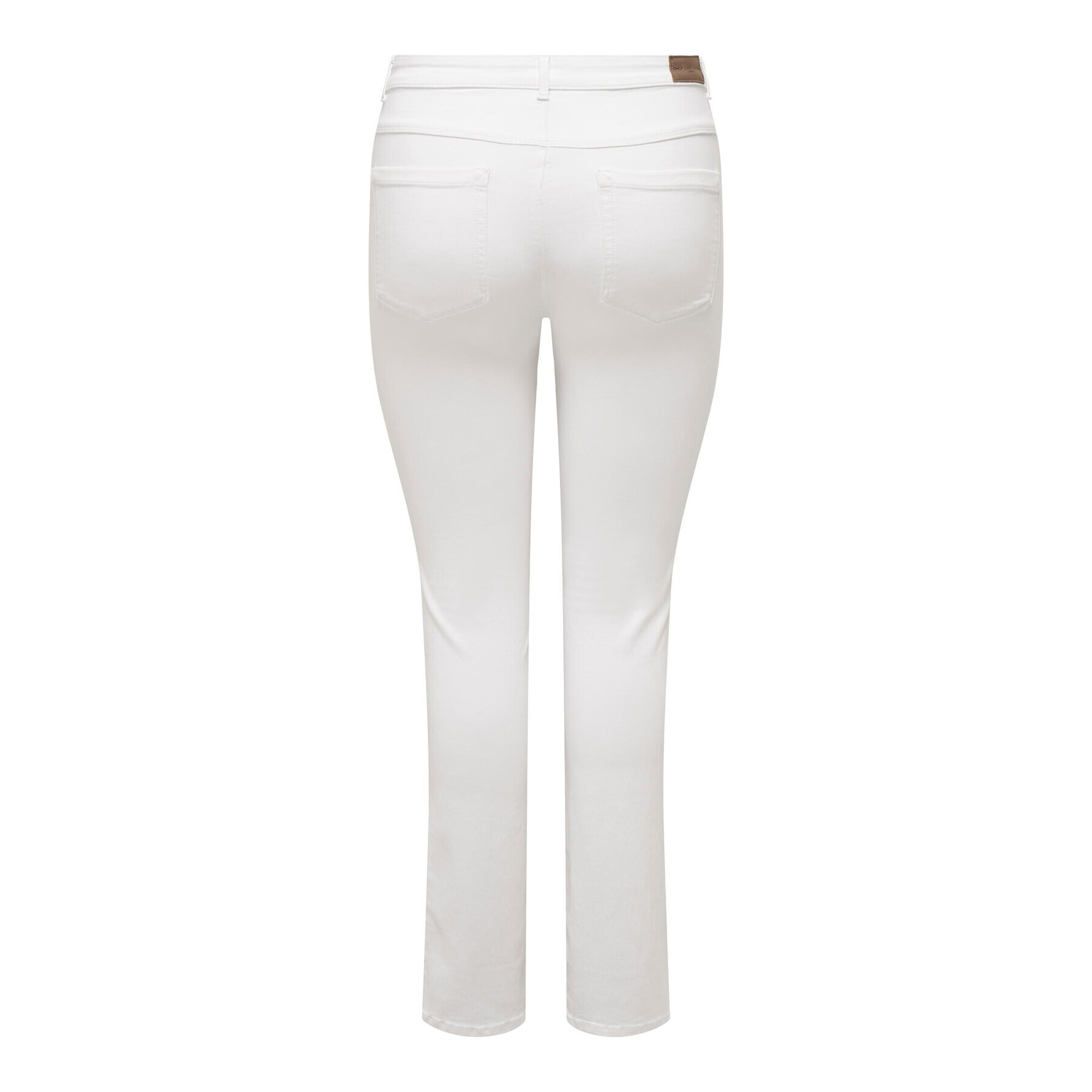 ONLY Carmakoma Дънки 15284613 Бял Straight Fit - Pepit.bg