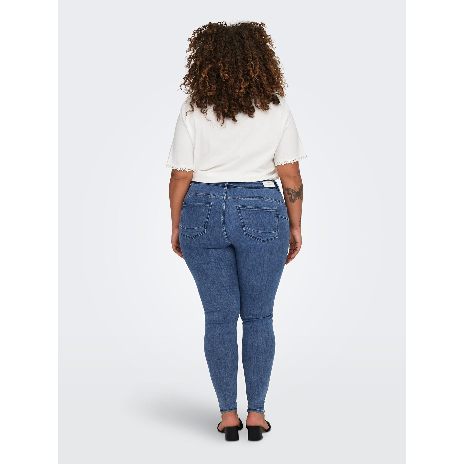 ONLY Carmakoma Дънки 15300955 Син Skinny Fit - Pepit.bg