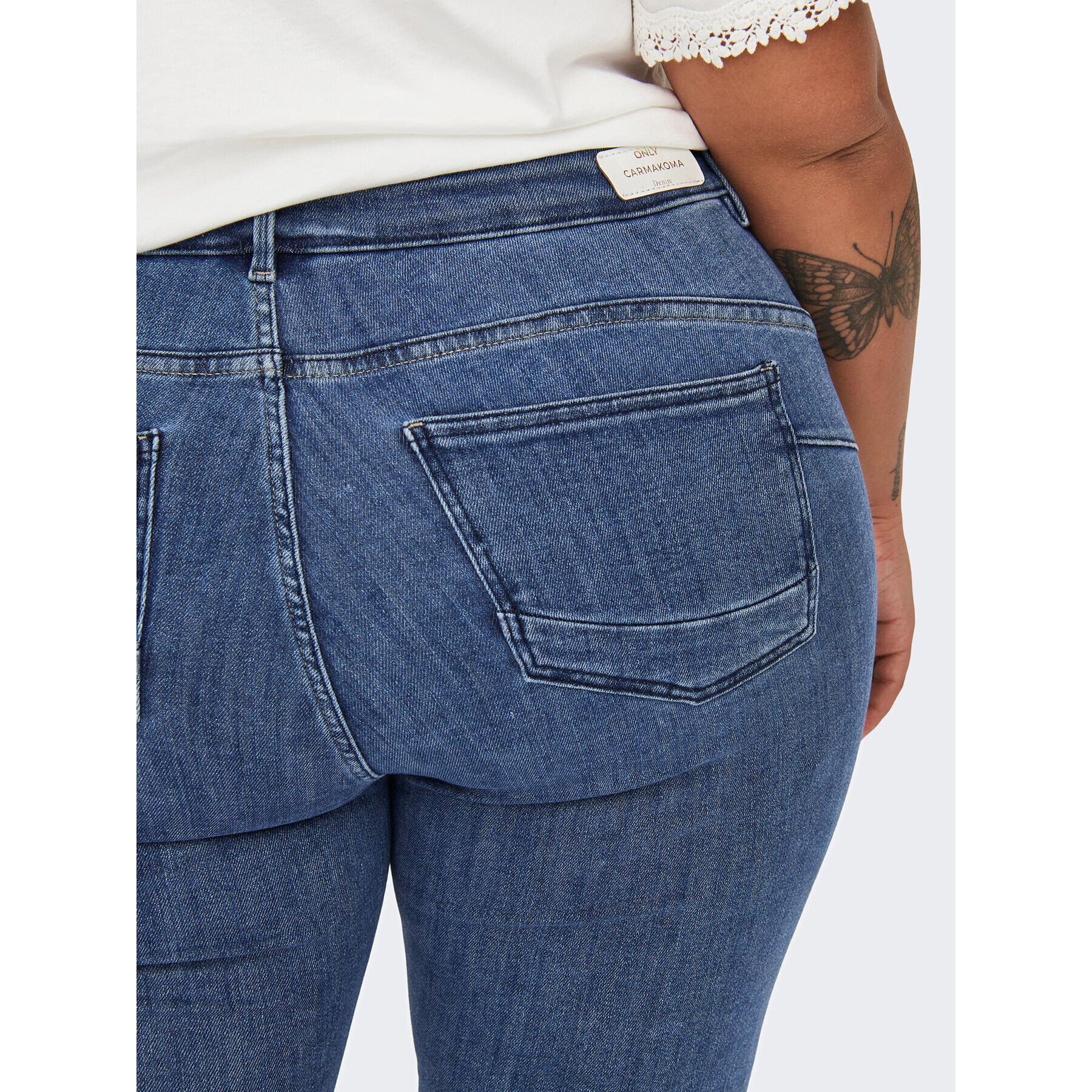 ONLY Carmakoma Дънки 15300955 Син Skinny Fit - Pepit.bg