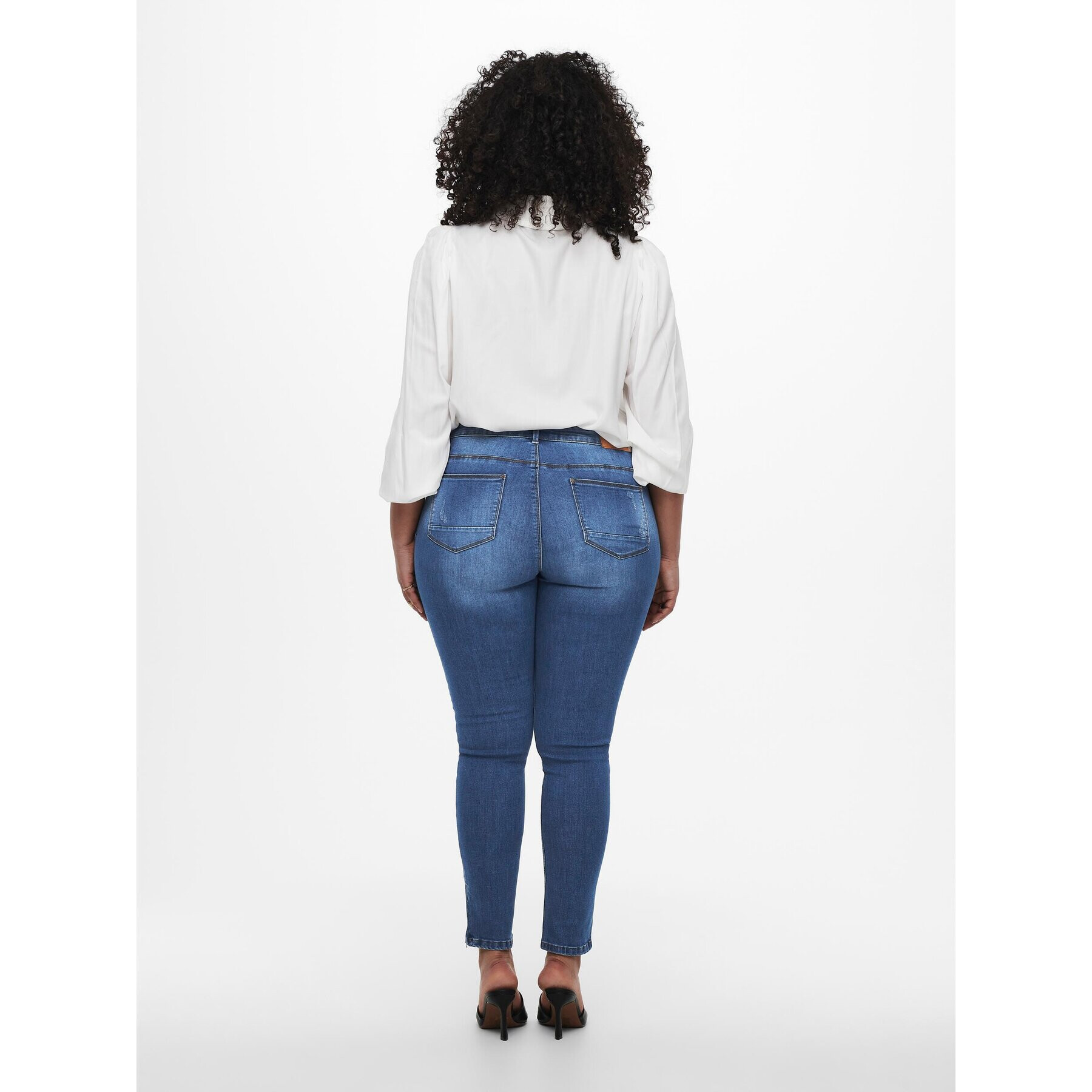 ONLY Carmakoma Дънки Karla 15218565 Син Skinny Fit - Pepit.bg
