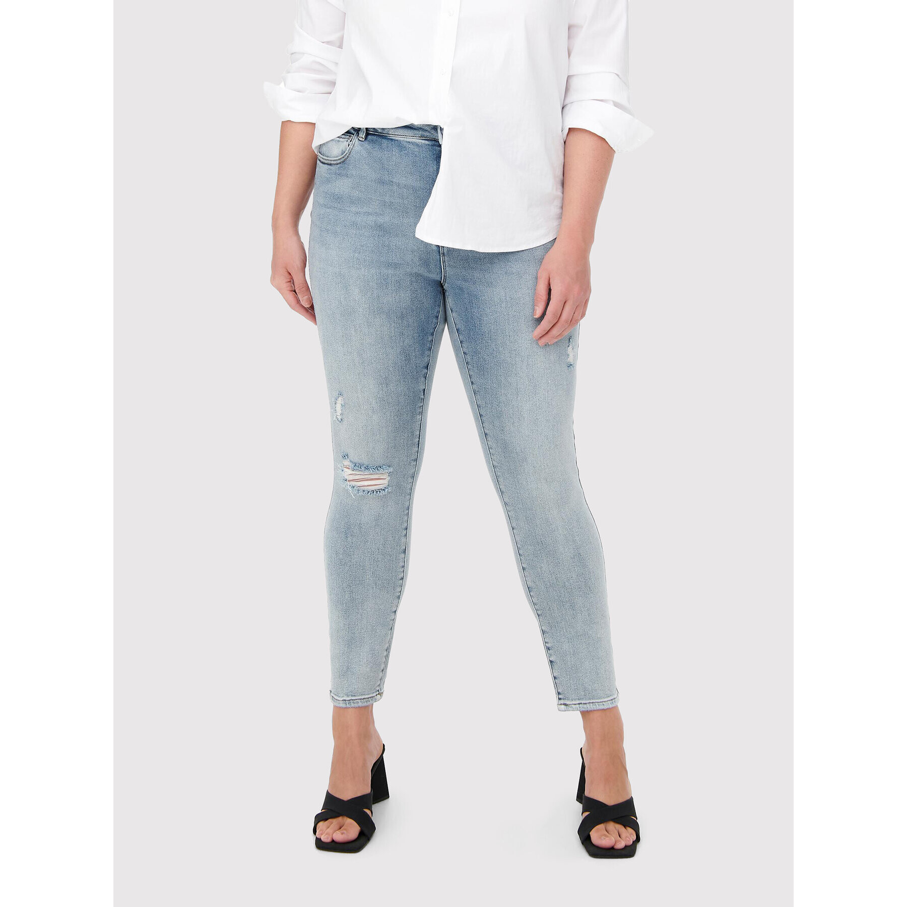 ONLY Carmakoma Дънки Kila 15260592 Син Skinny Fit - Pepit.bg