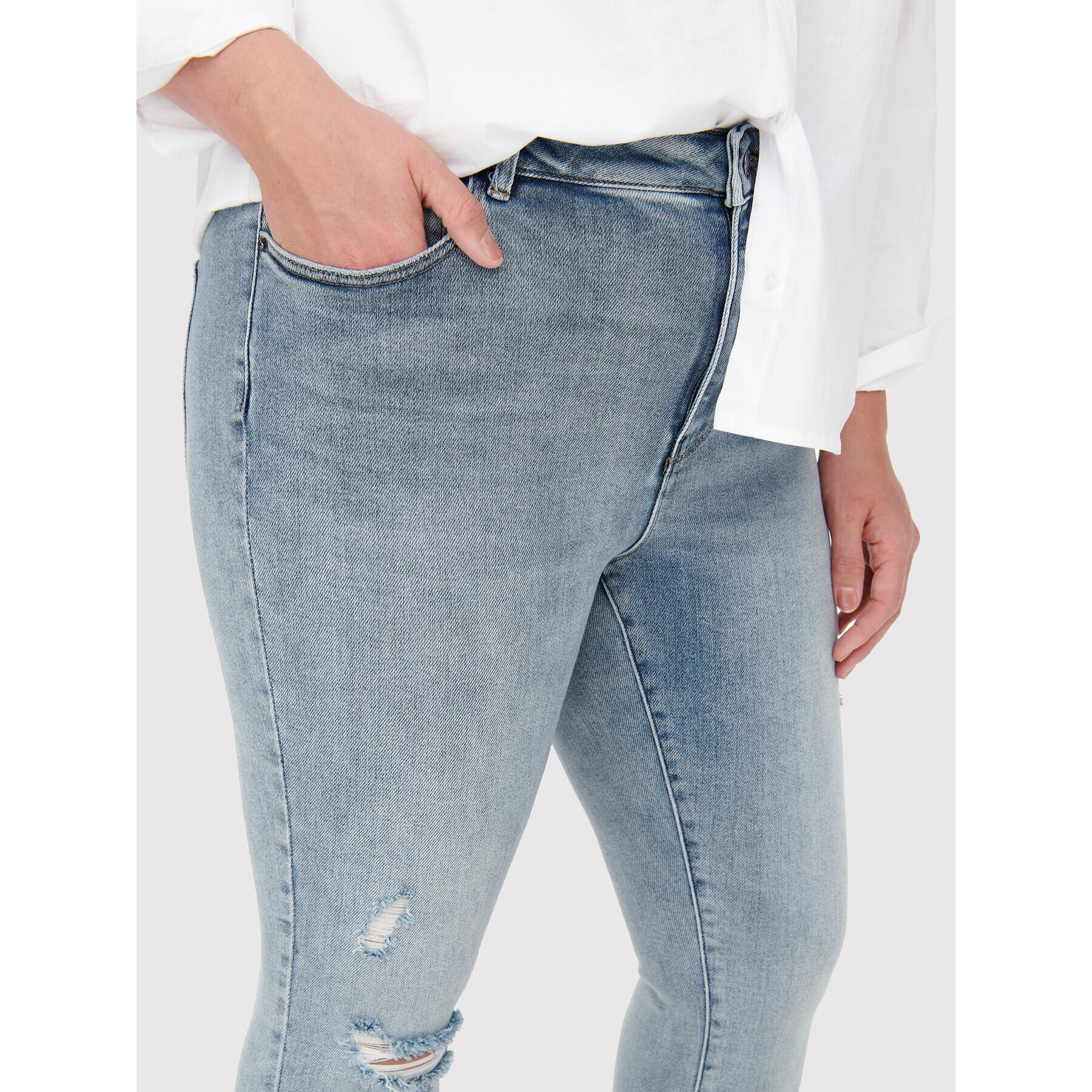 ONLY Carmakoma Дънки Kila 15260592 Син Skinny Fit - Pepit.bg