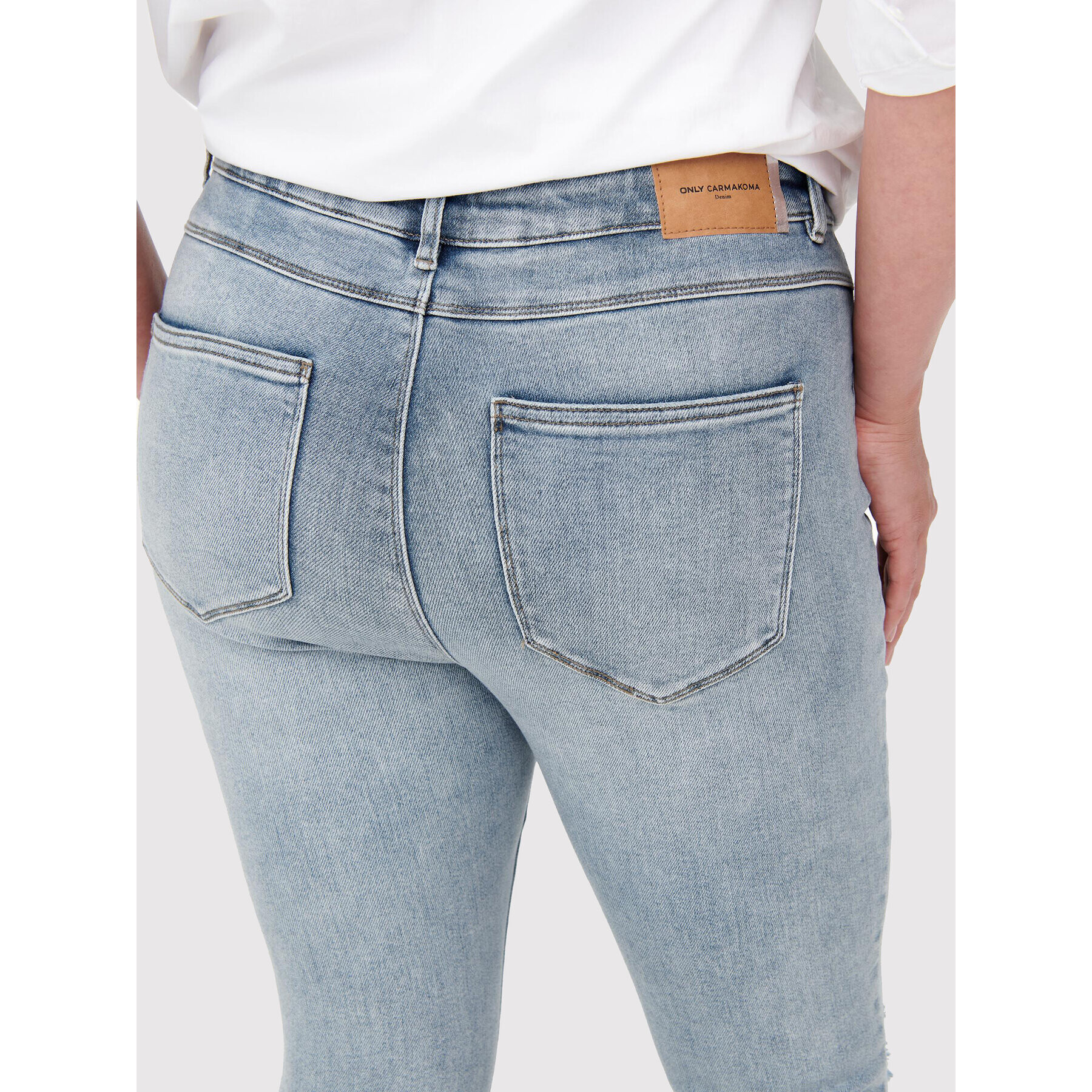 ONLY Carmakoma Дънки Kila 15260592 Син Skinny Fit - Pepit.bg