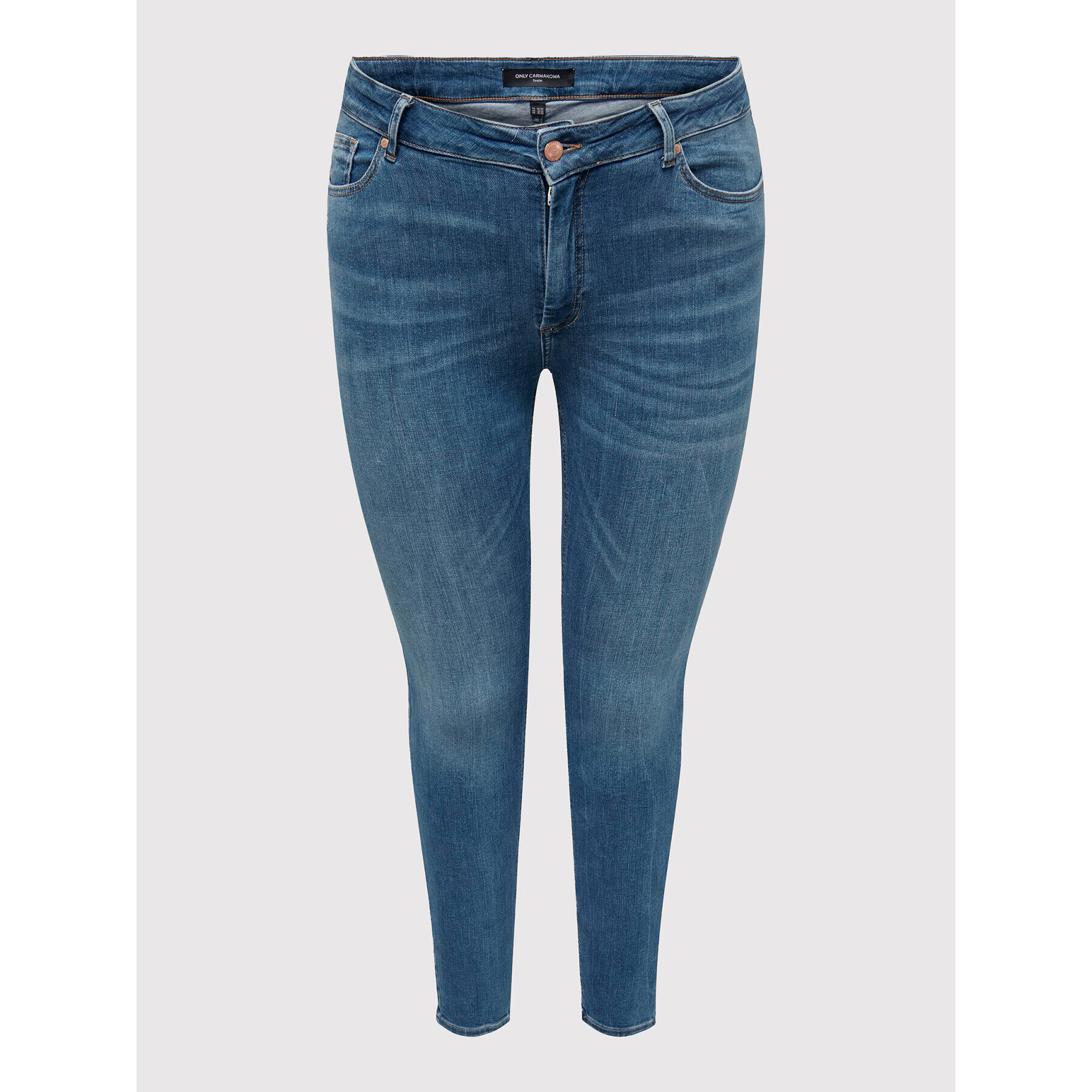 ONLY Carmakoma Дънки Willy 15265251 Син Skinny Fit - Pepit.bg
