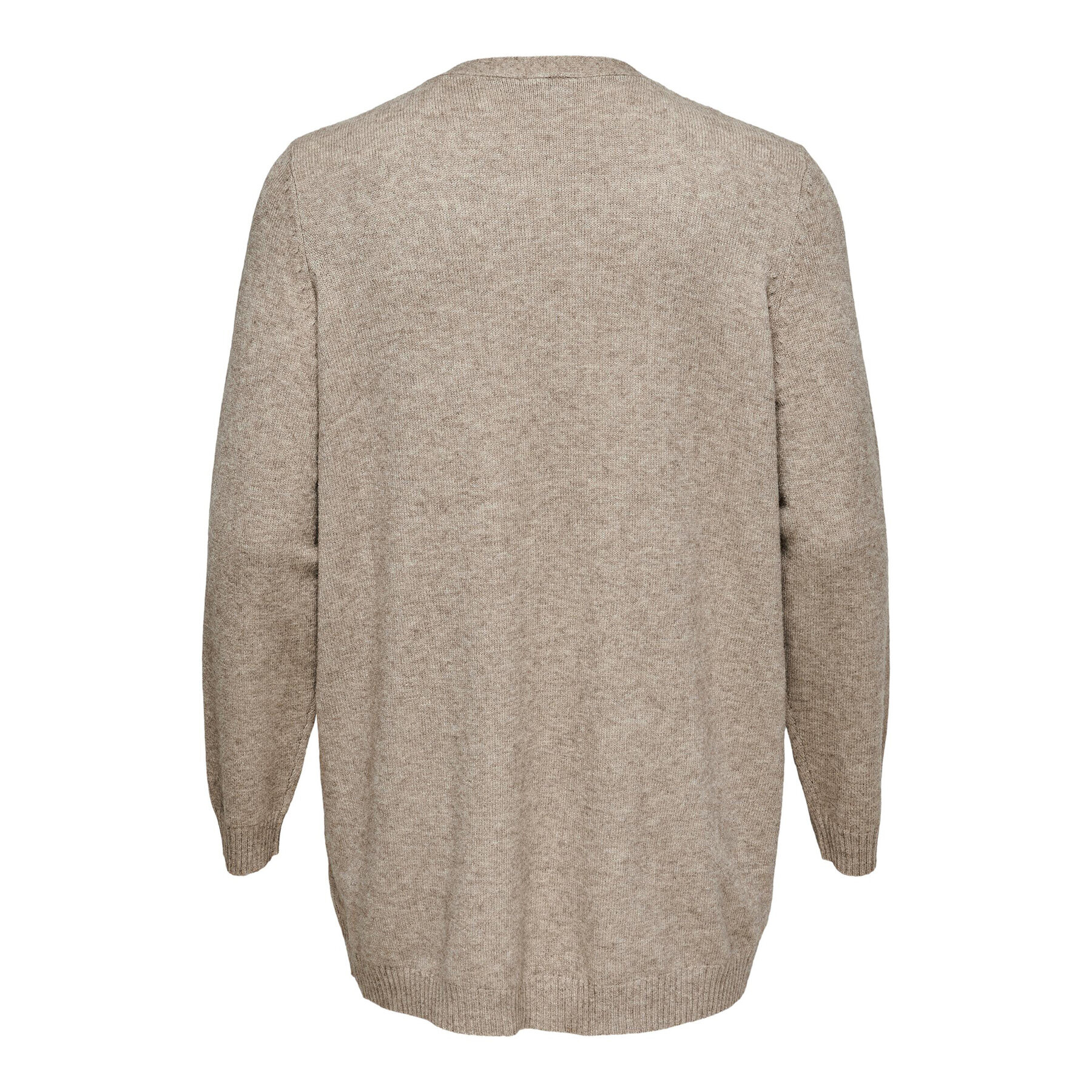 ONLY Carmakoma Кардиган 15219653 Бежов Regular Fit - Pepit.bg