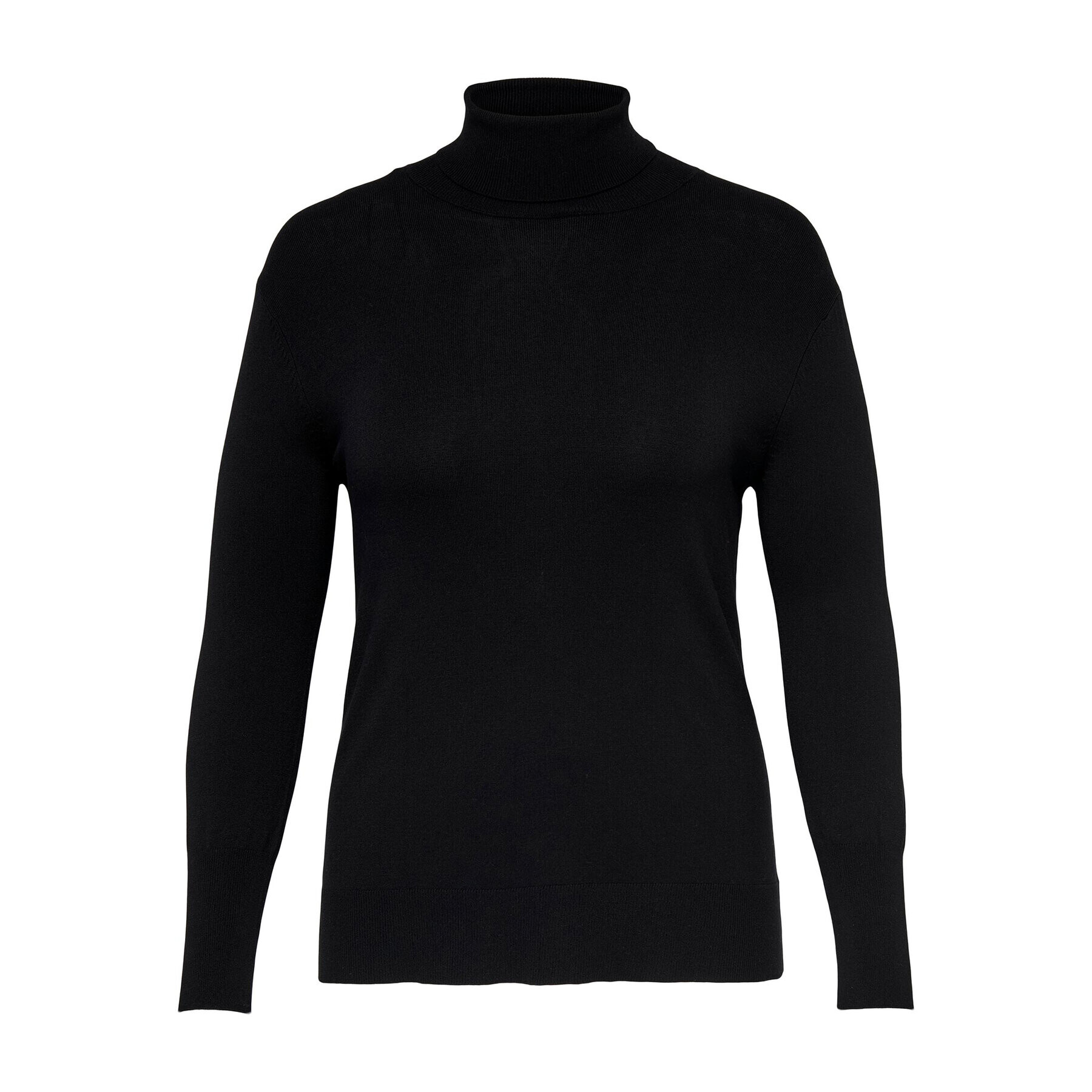 ONLY Carmakoma Поло 15277680 Черен Slim Fit - Pepit.bg
