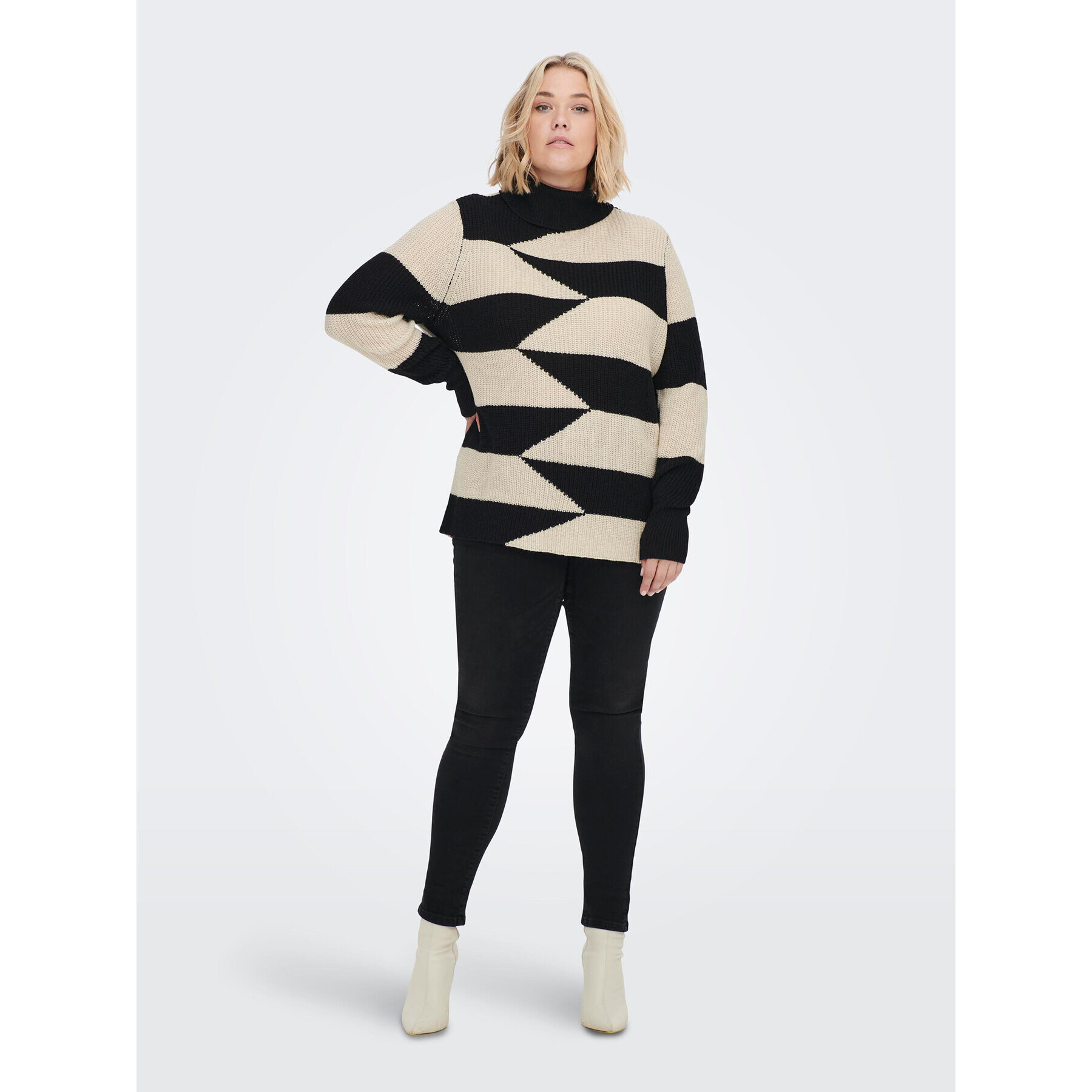 ONLY Carmakoma Поло Kash 15270879 Бежов Regular Fit - Pepit.bg