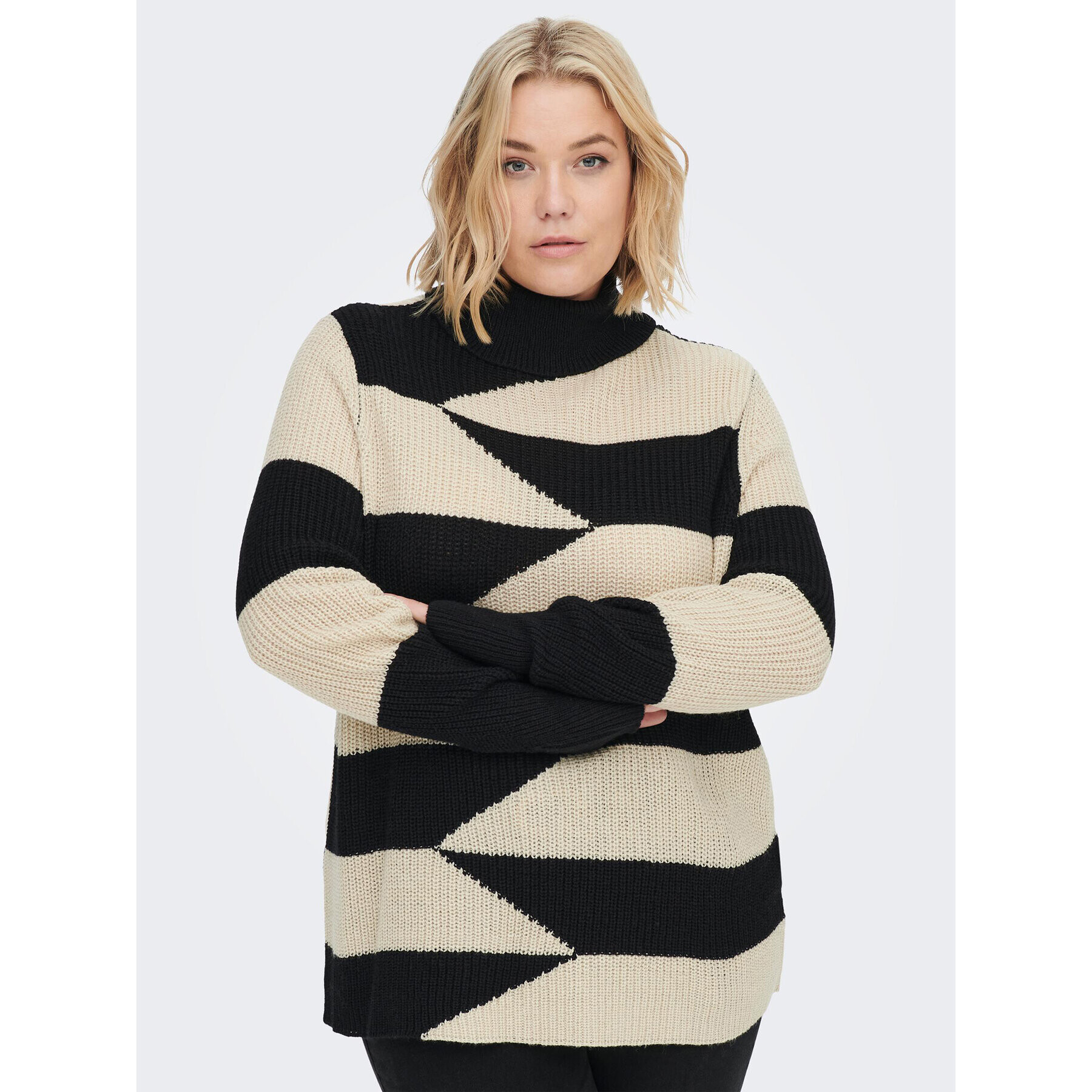 ONLY Carmakoma Поло Kash 15270879 Бежов Regular Fit - Pepit.bg