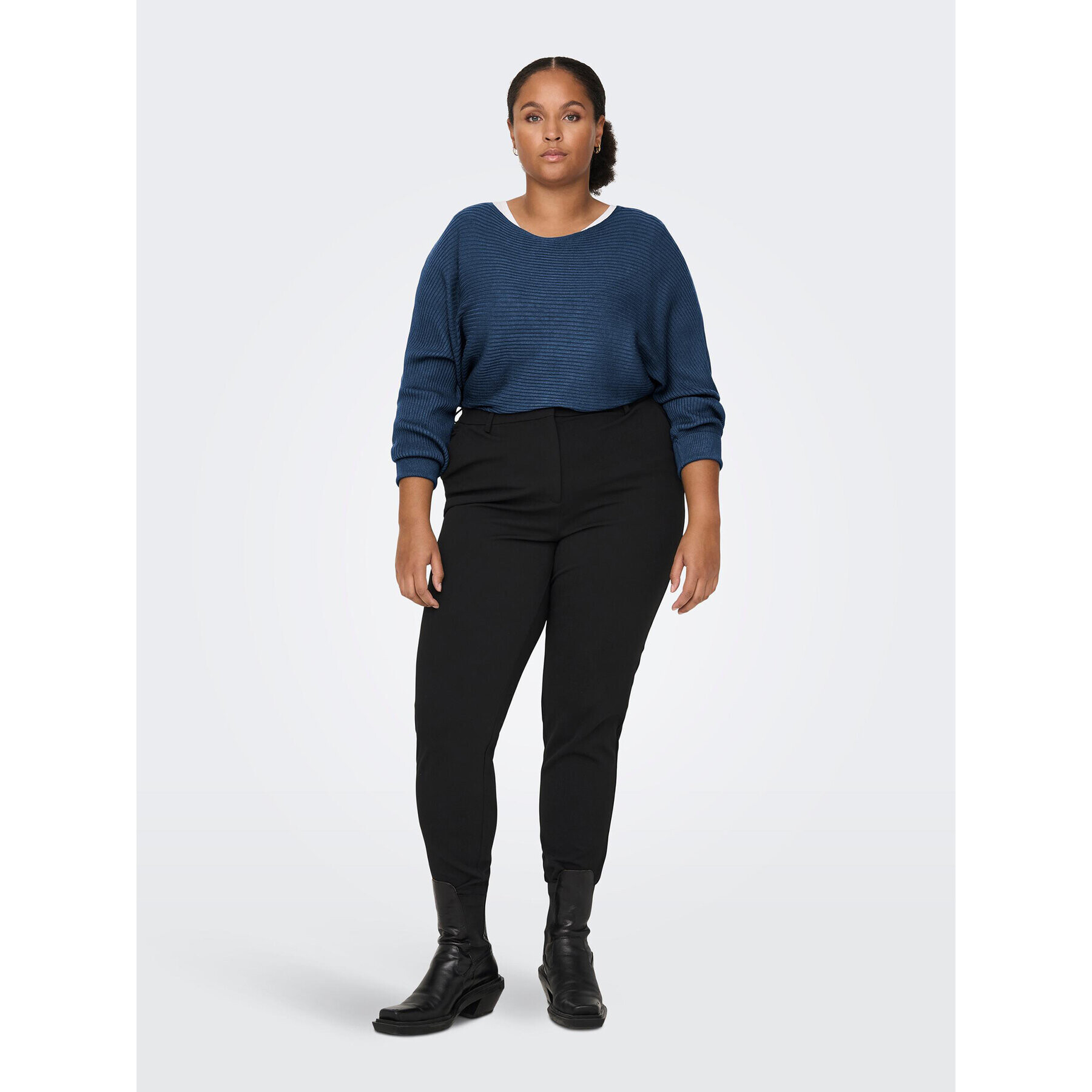 ONLY Carmakoma Пуловер Adaline Life 15257227 Зелен Regular Fit - Pepit.bg
