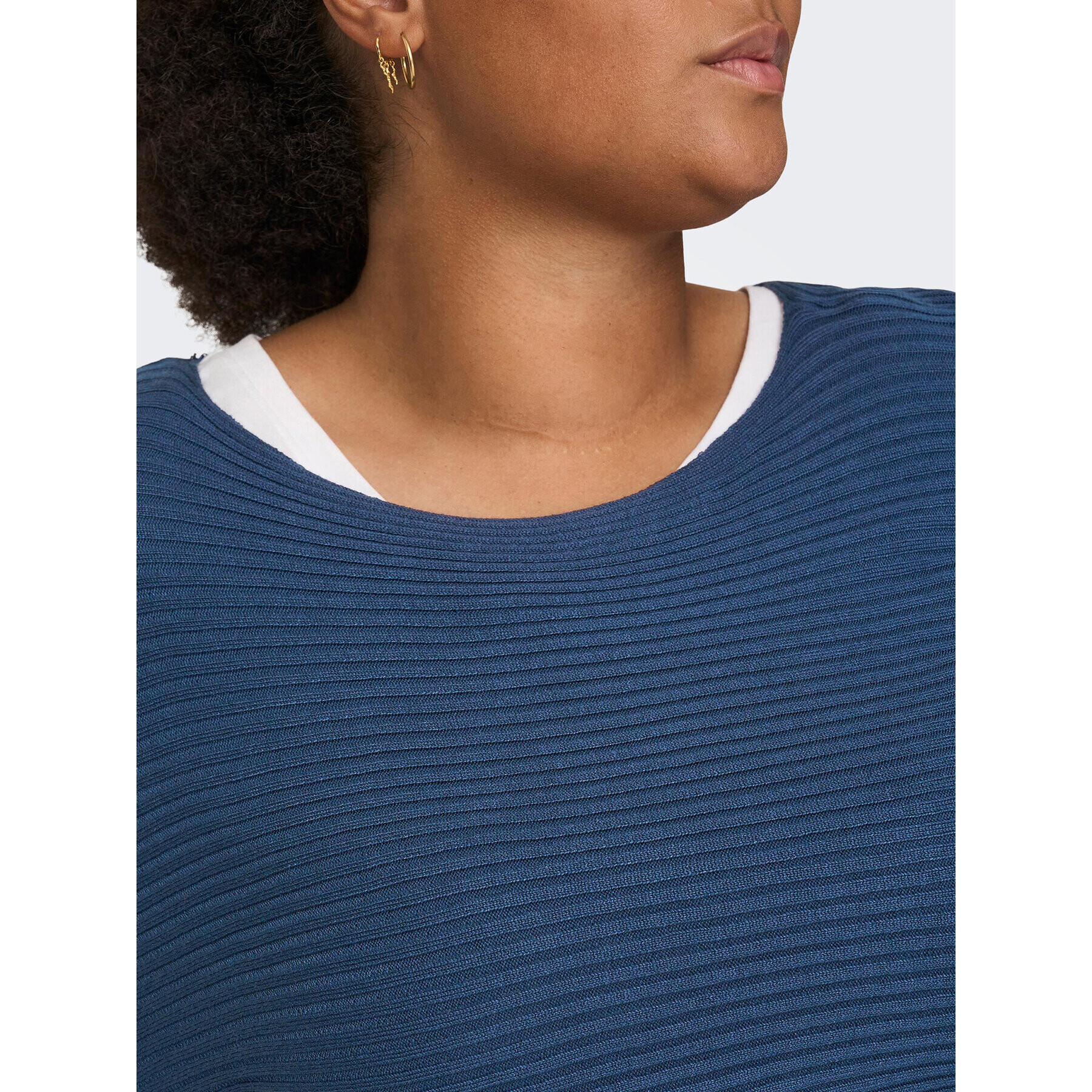 ONLY Carmakoma Пуловер Adaline Life 15257227 Зелен Regular Fit - Pepit.bg