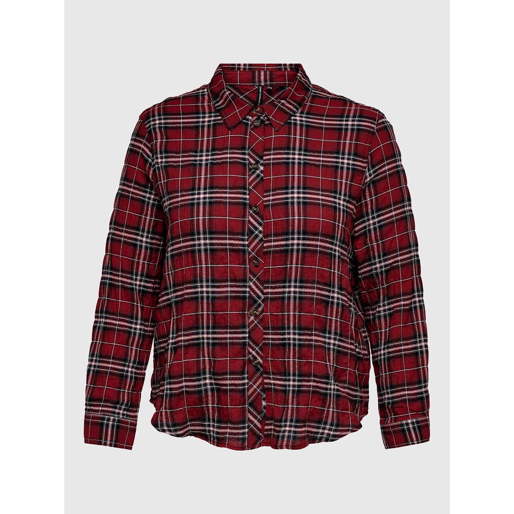 ONLY Carmakoma Риза Pini 15242434 Червен Regular Fit - Pepit.bg