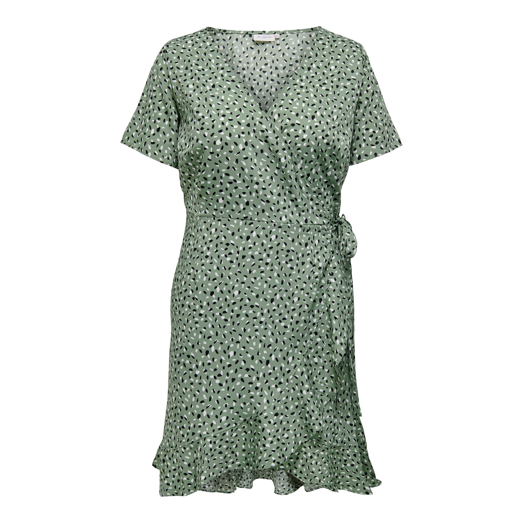 ONLY Carmakoma Рокля 15252210 Зелен Regular Fit - Pepit.bg