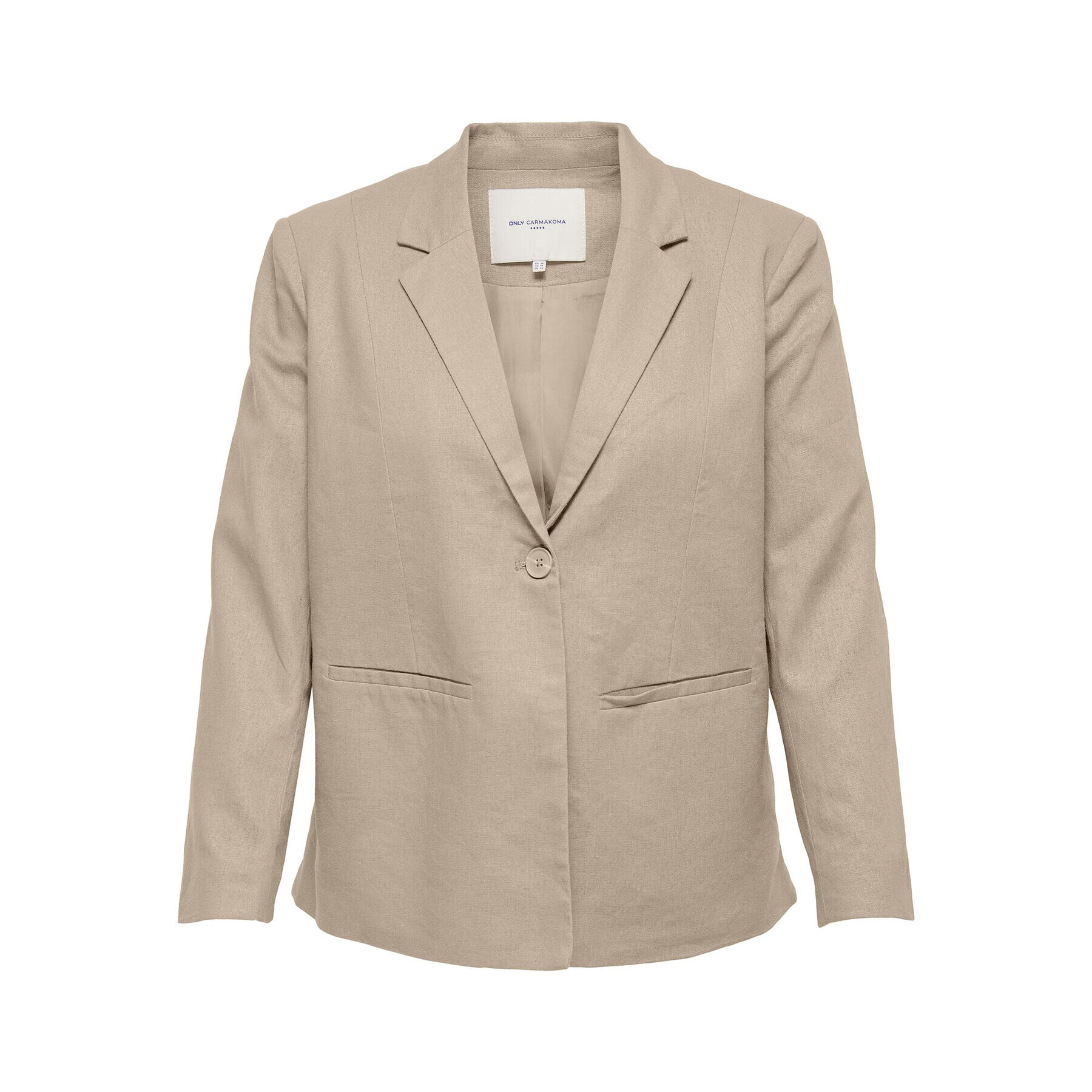 ONLY Carmakoma Сако 15280239 Сив Loose Fit - Pepit.bg