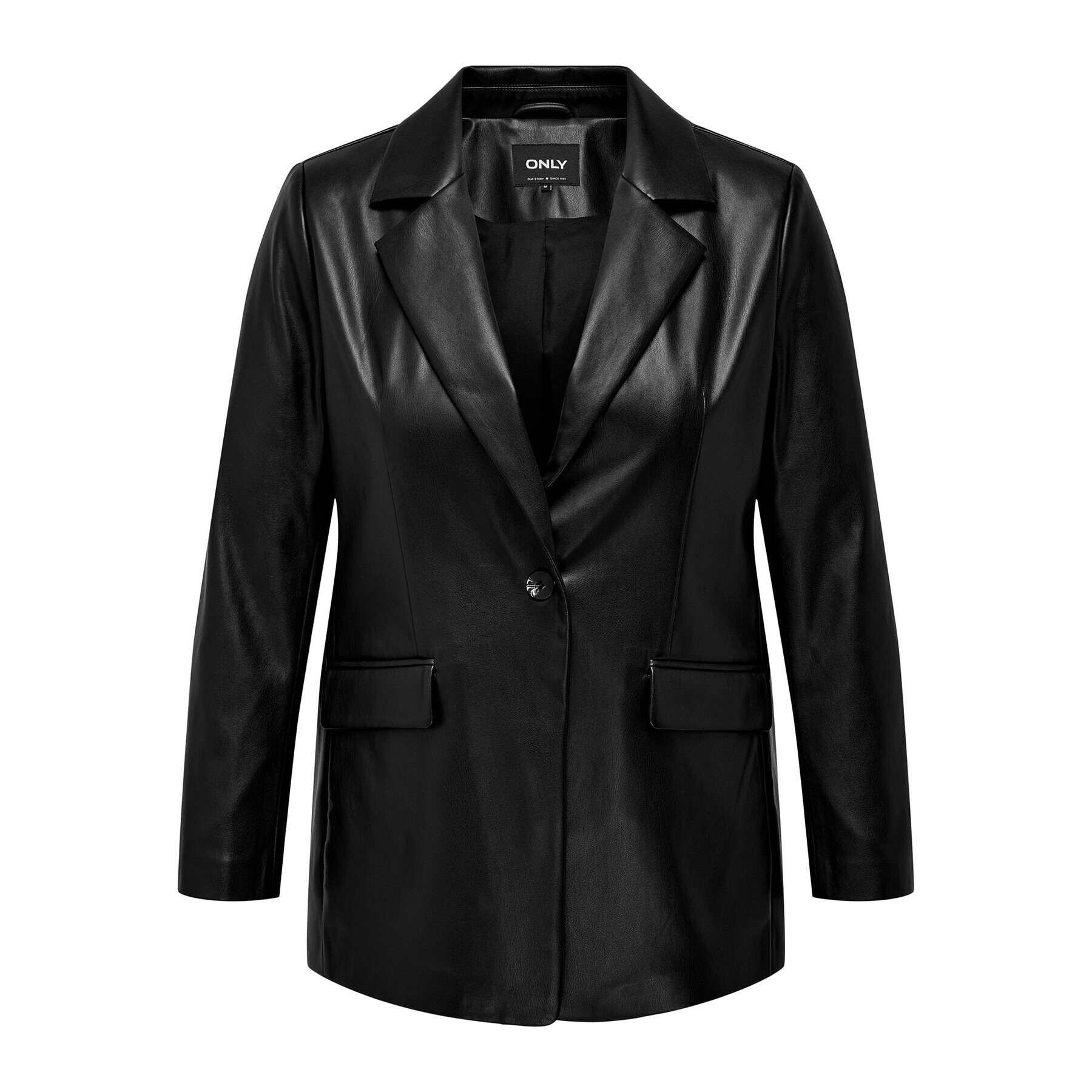 ONLY Carmakoma Сако 15295527 Черен Regular Fit - Pepit.bg
