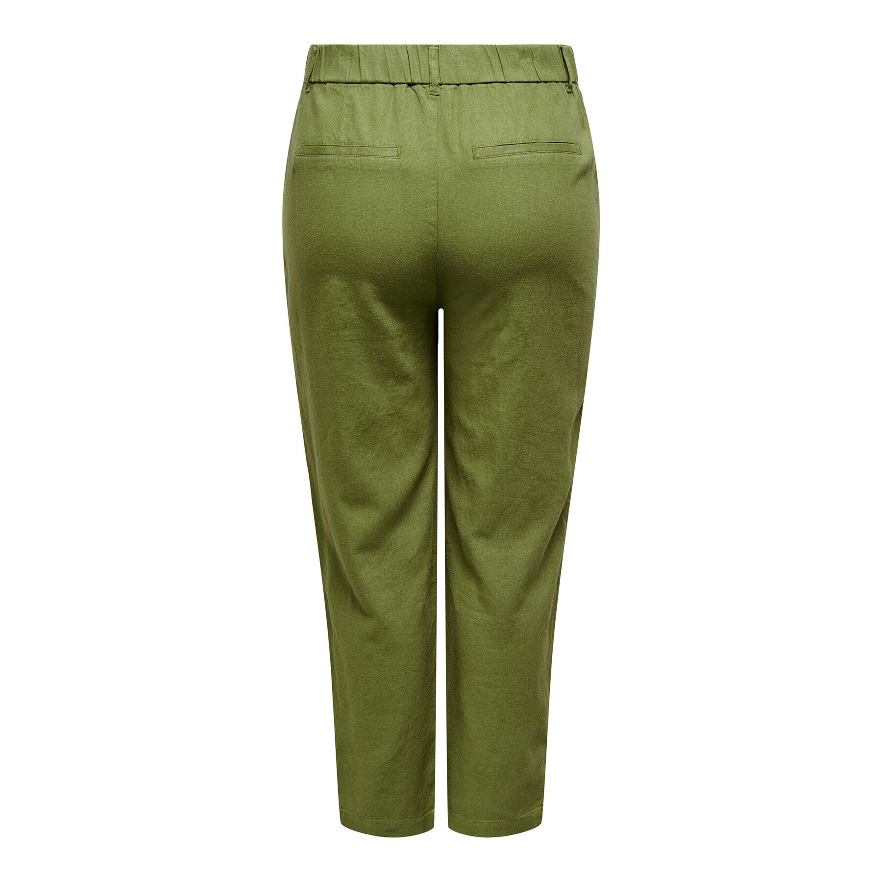 ONLY Carmakoma Текстилни панталони 15280234 Зелен Regular Fit - Pepit.bg