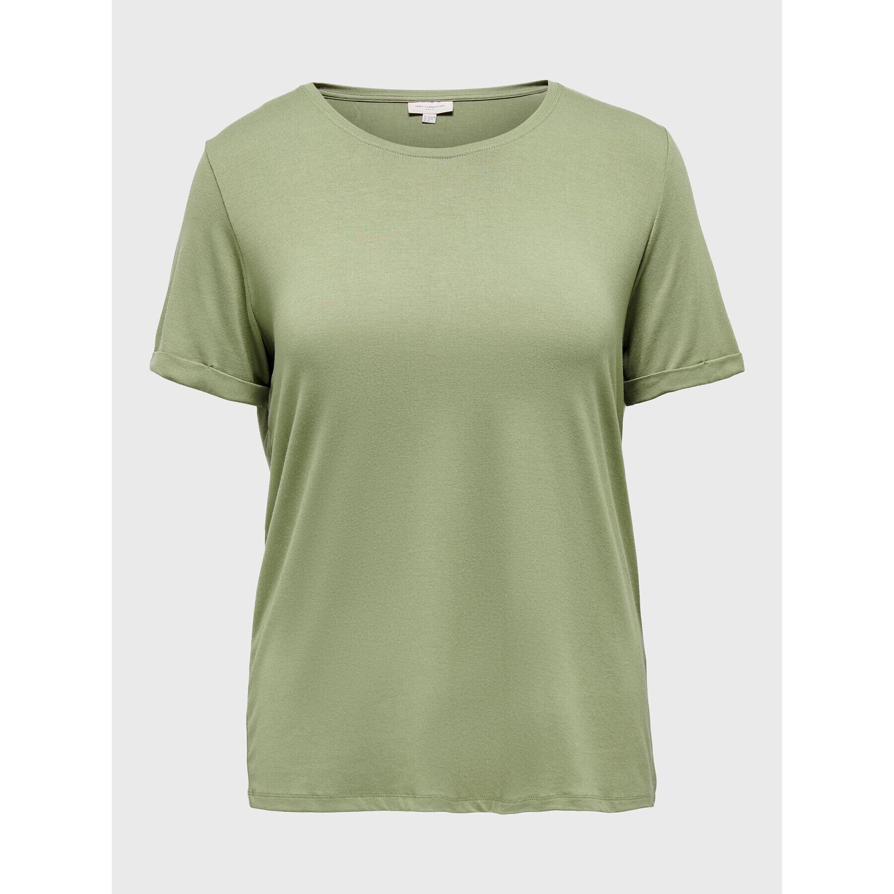 ONLY Carmakoma Тишърт 15238147 Кафяв Regular Fit - Pepit.bg