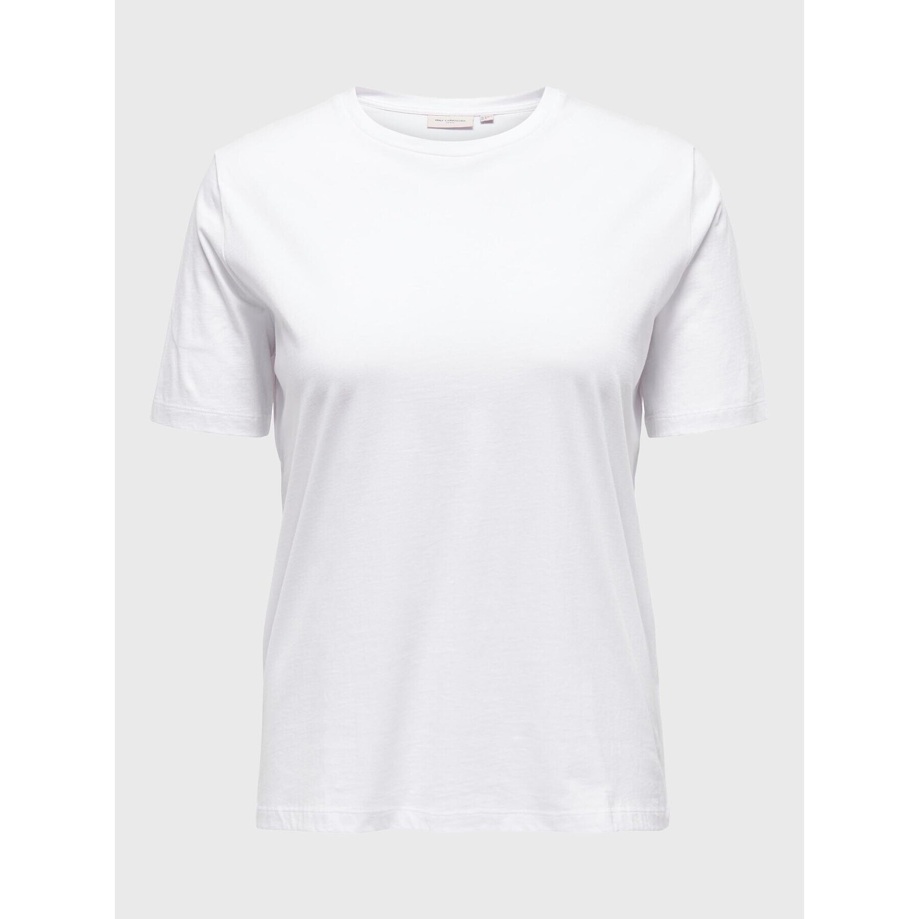 ONLY Carmakoma Тишърт 15287998 Бял Regular Fit - Pepit.bg
