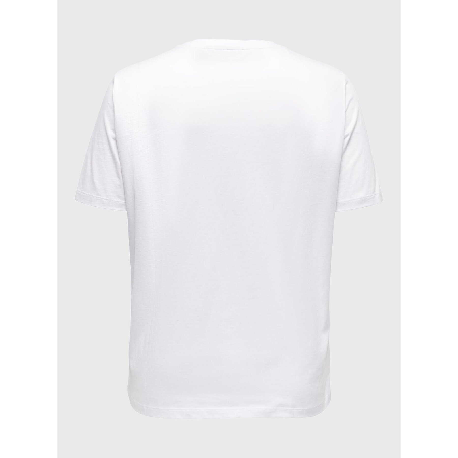 ONLY Carmakoma Тишърт 15287998 Бял Regular Fit - Pepit.bg