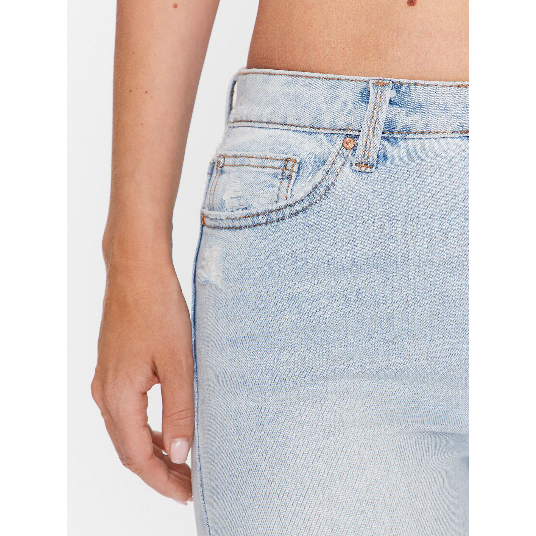 ONLY Дънки 15259293 Син Straight Fit - Pepit.bg