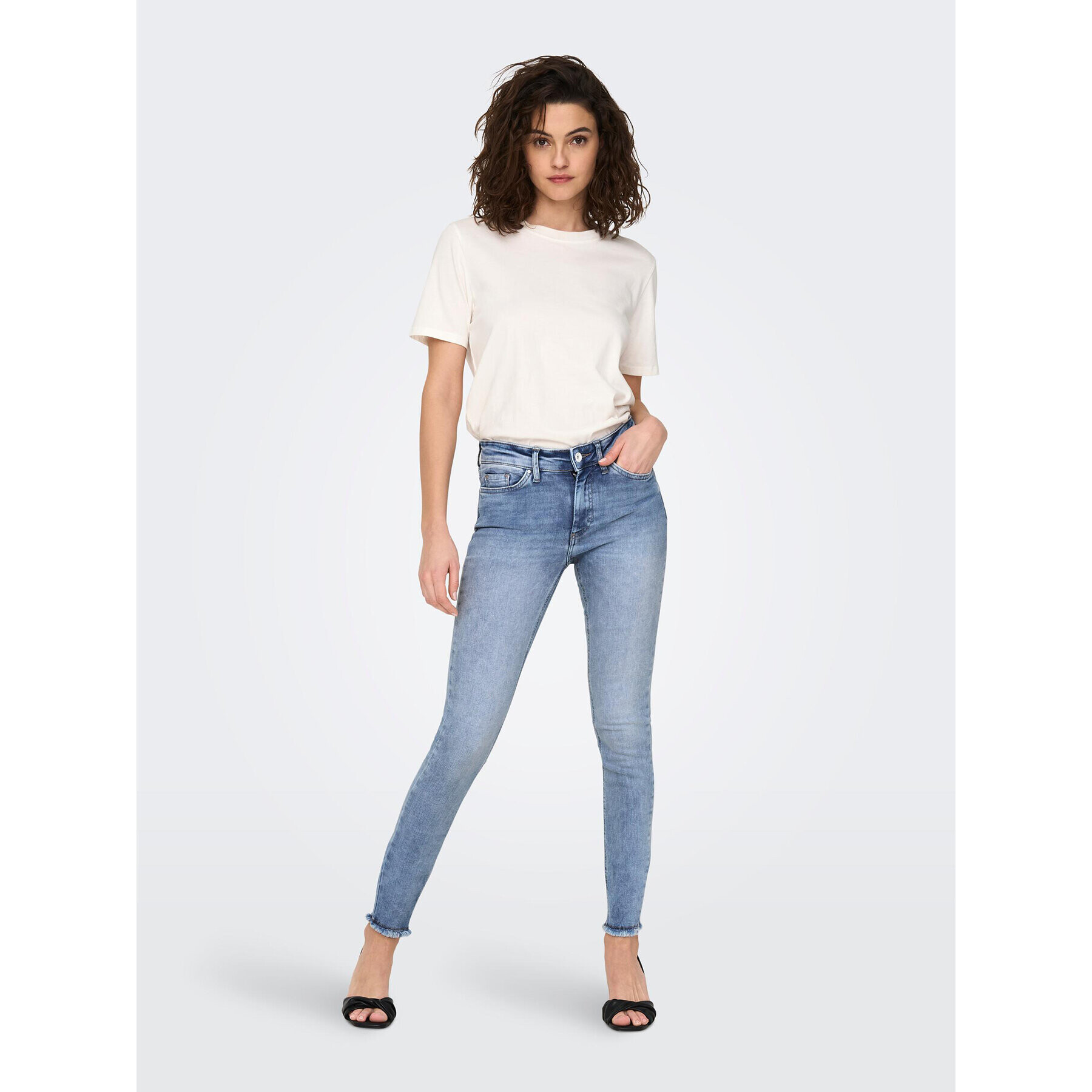 ONLY Дънки Blush 15263454 Син Skinny Fit - Pepit.bg