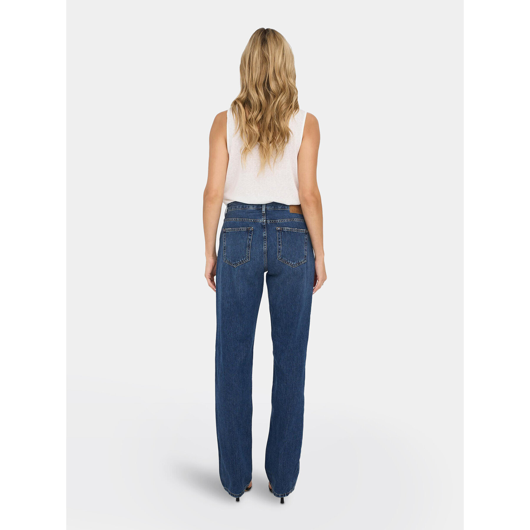 ONLY Дънки Jaci 15296923 Син Straight Fit - Pepit.bg