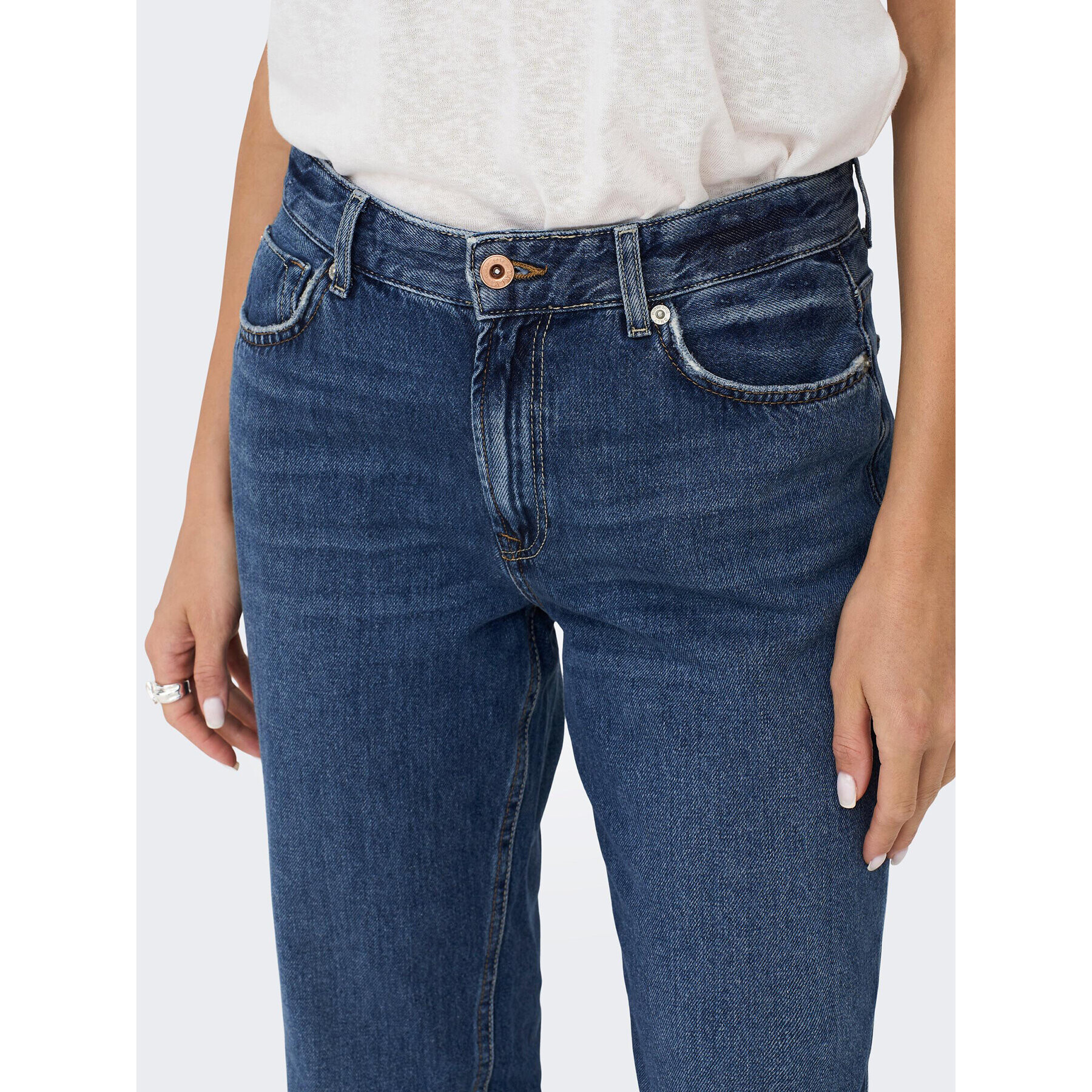 ONLY Дънки Jaci 15296923 Син Straight Fit - Pepit.bg