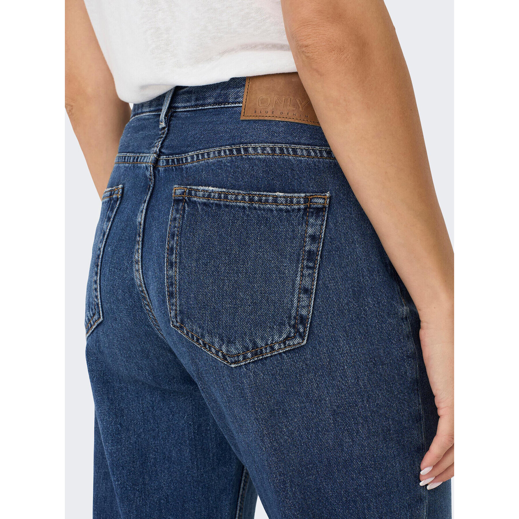 ONLY Дънки Jaci 15296923 Син Straight Fit - Pepit.bg