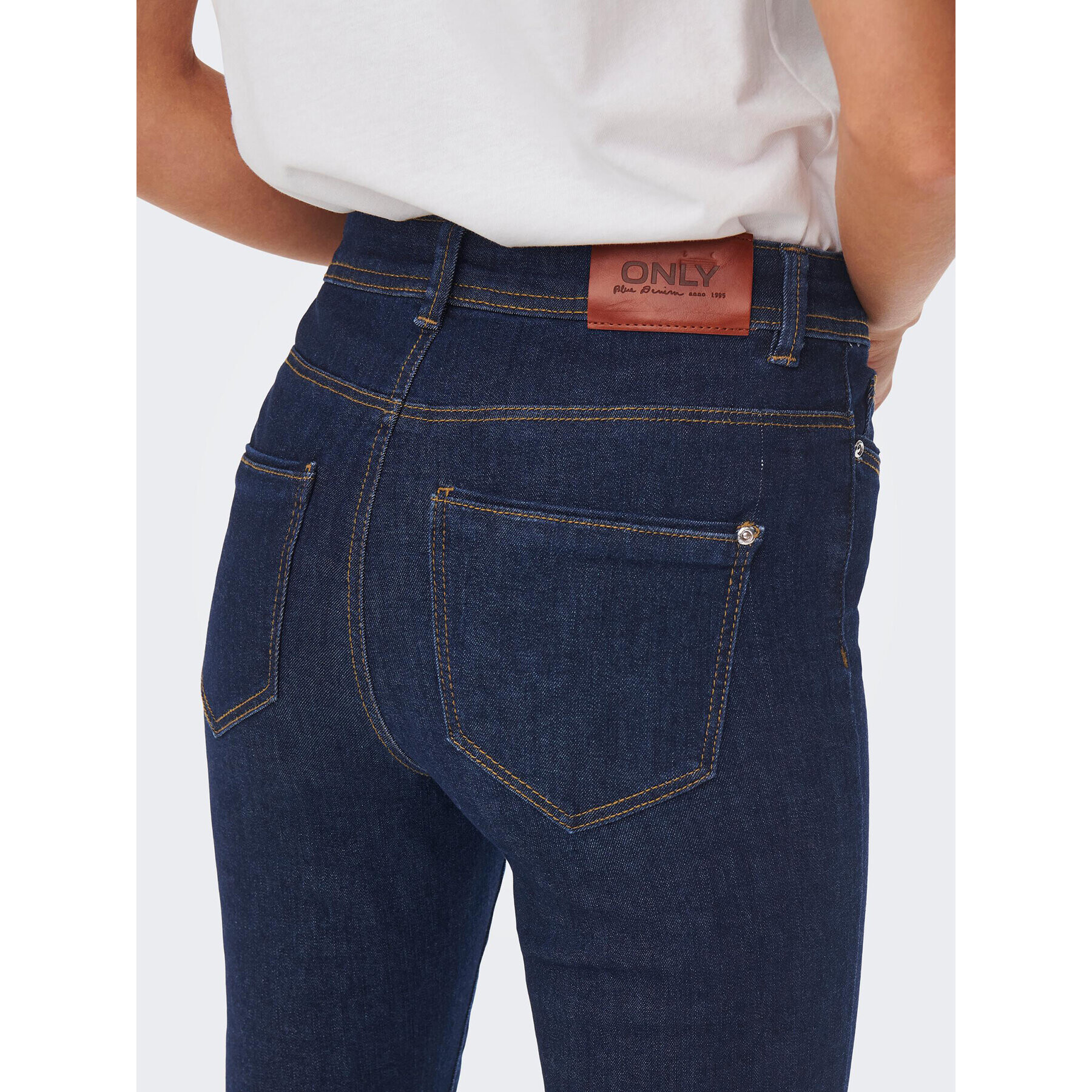 ONLY Дънки Wauw 15230472 Тъмносин Flare Fit - Pepit.bg