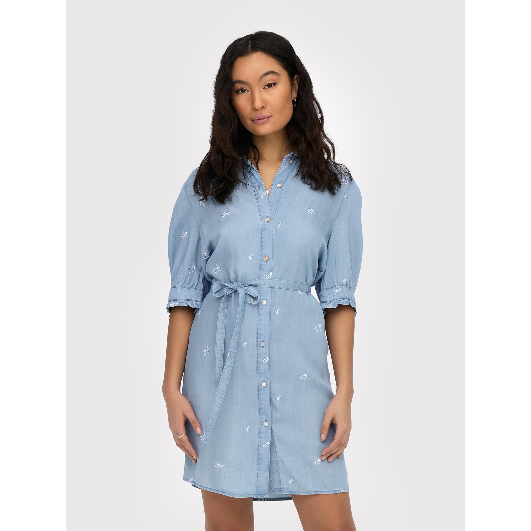 ONLY Дънкова рокля Candice 15258997 Син Regular Fit - Pepit.bg