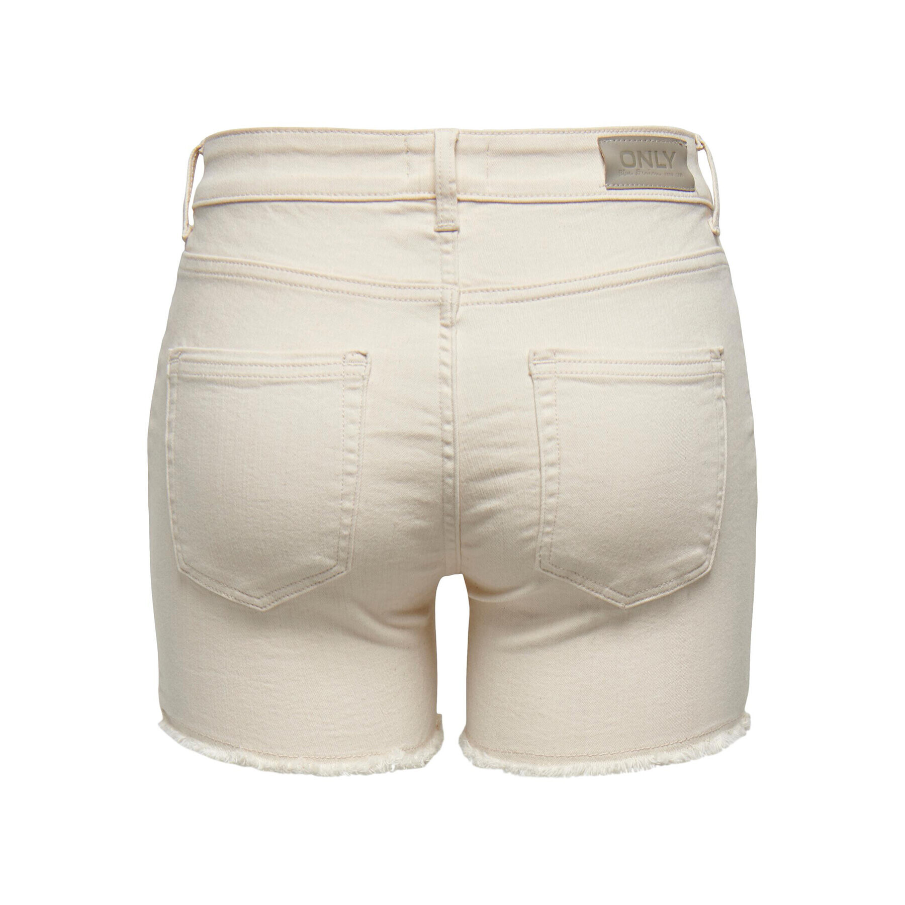 ONLY Дънкови шорти 15196303 Екрю Regular Fit - Pepit.bg